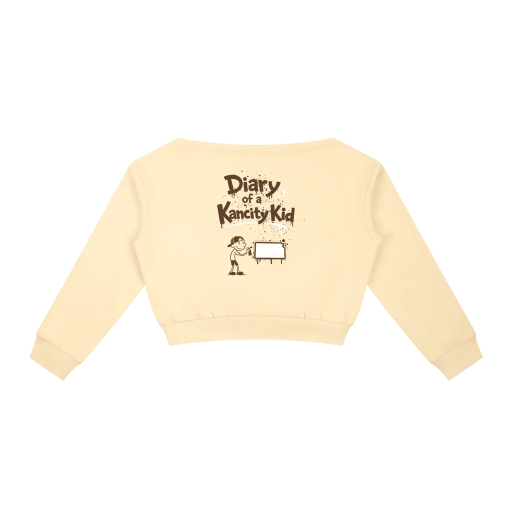 W Kancity Kid KS Off-Shoulder Sweatshirt