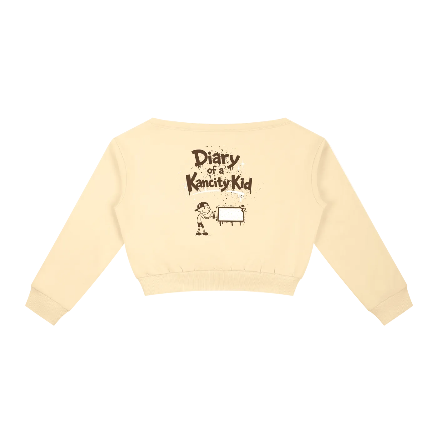 W Kancity Kid KS Off-Shoulder Sweatshirt