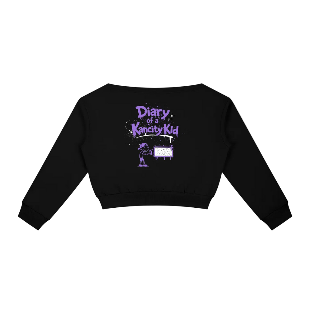 W Kancity Kid KS Off-Shoulder Sweatshirt