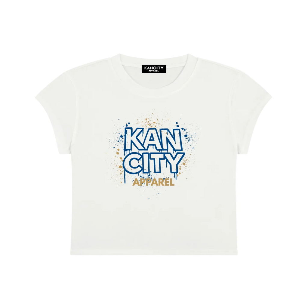 W Kancity Kid KS Slim-Fit Cropped T-Shirt