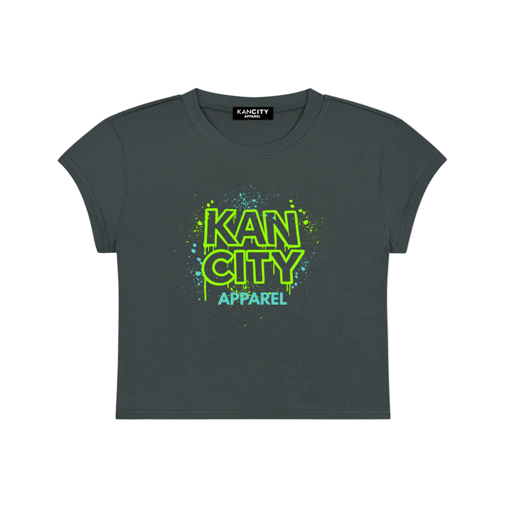 W Kancity Kid KS Slim-Fit Cropped T-Shirt