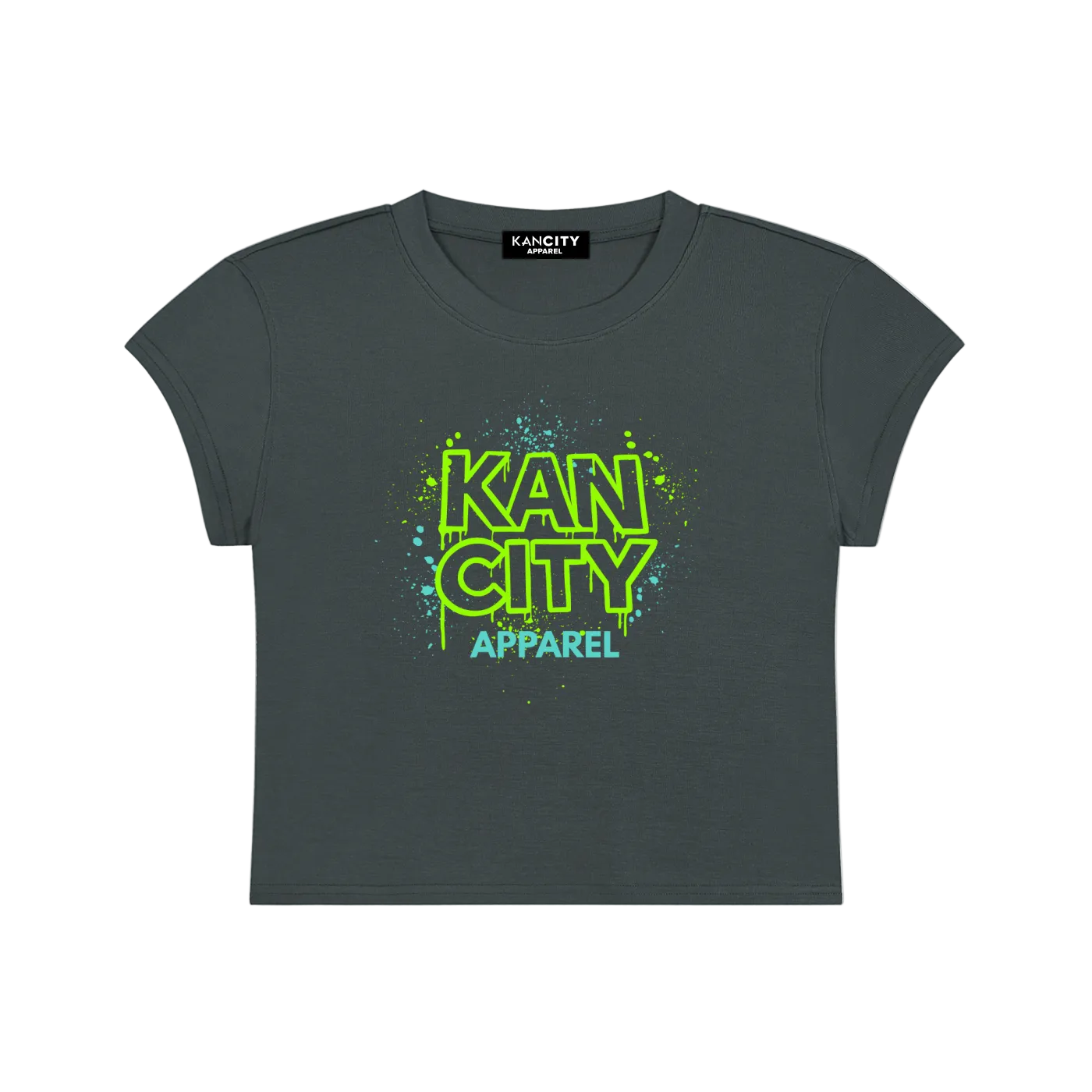 W Kancity Kid KS Slim-Fit Cropped T-Shirt