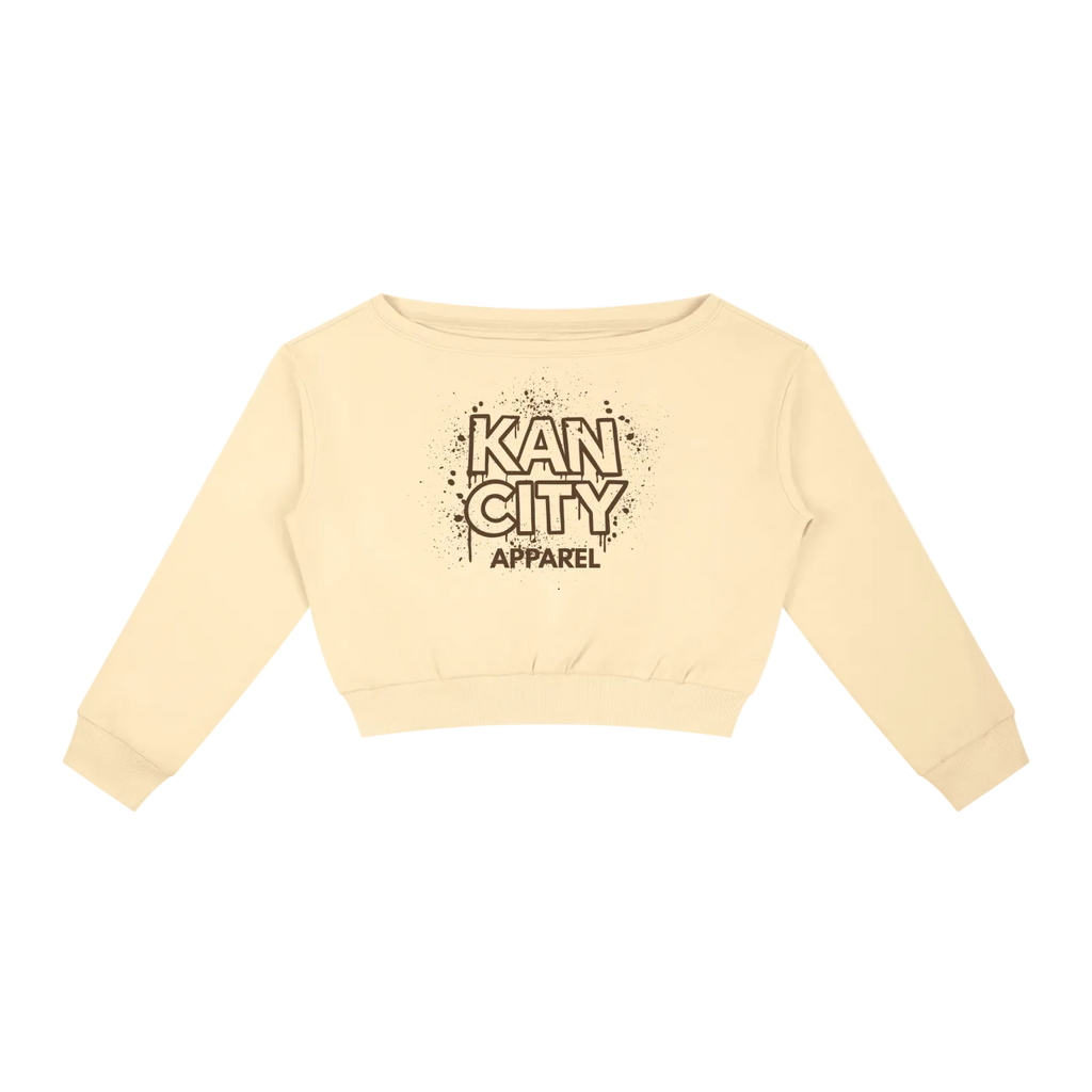 W Kancity Kid KS Off-Shoulder Sweatshirt