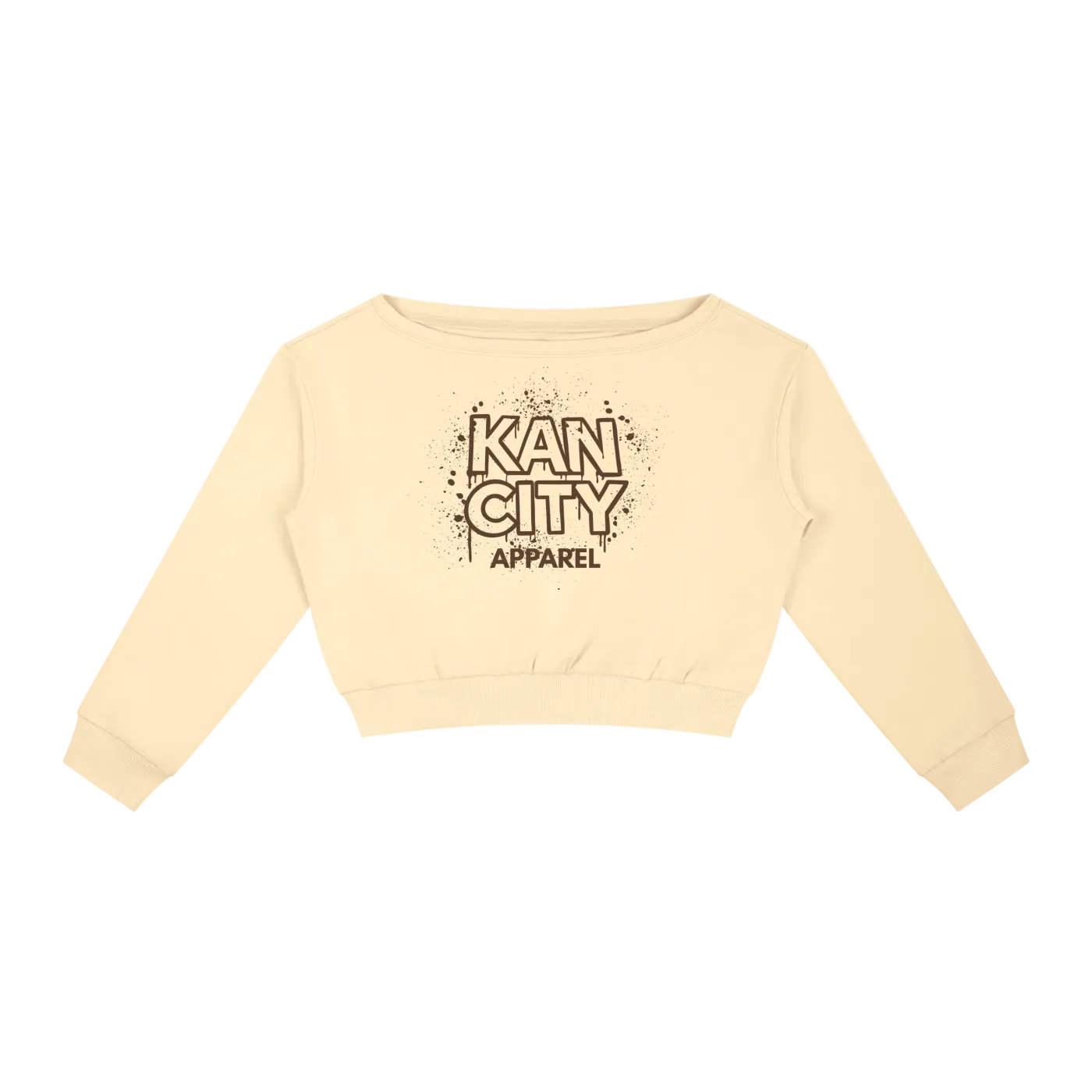 W Kancity Kid KS Off-Shoulder Sweatshirt