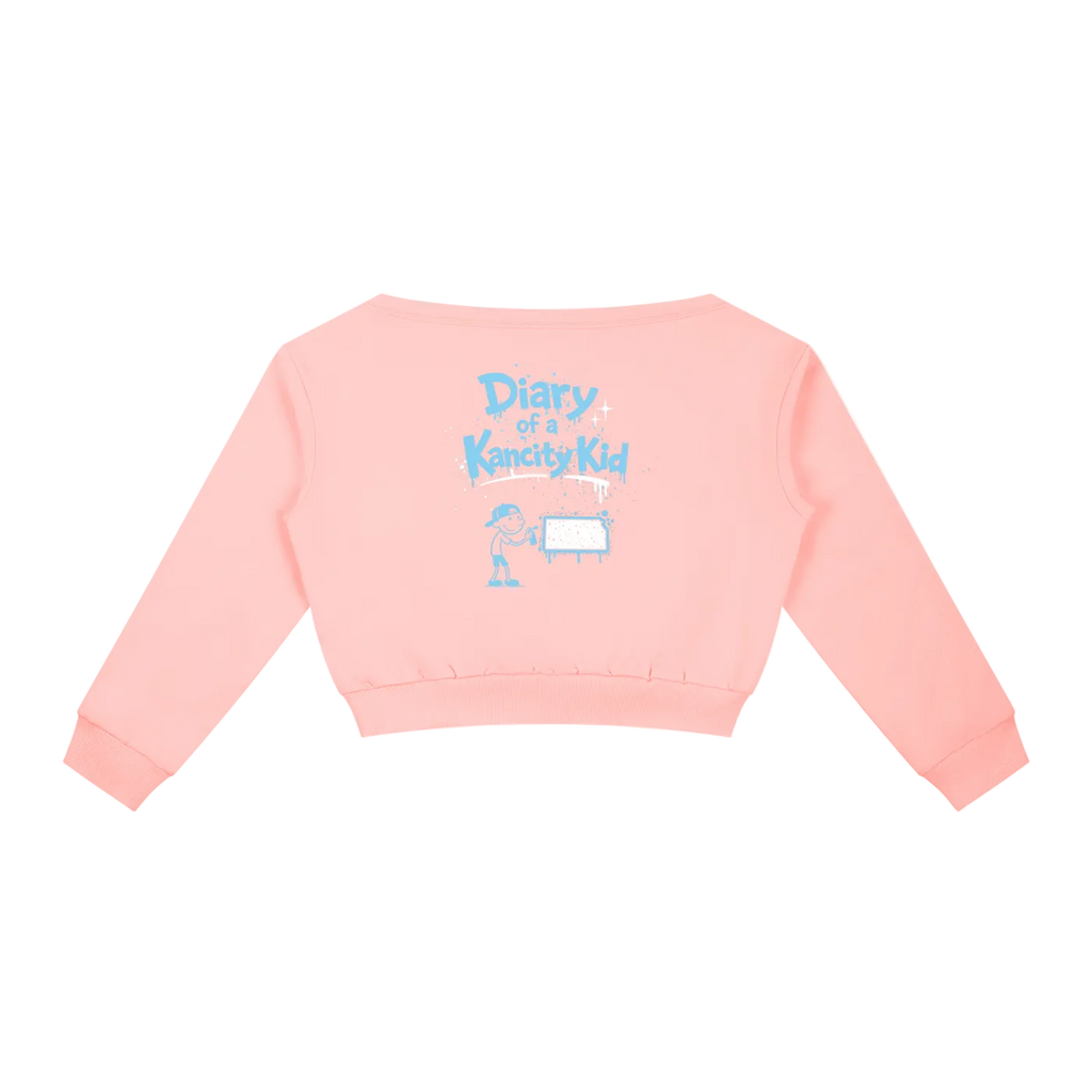 W Kancity Kid KS Off-Shoulder Sweatshirt