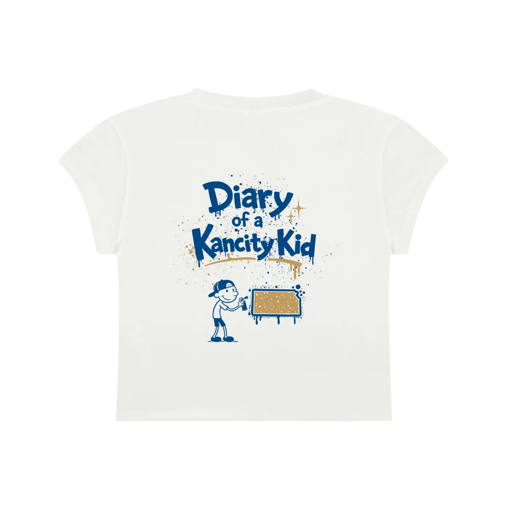 W Kancity Kid KS Slim-Fit Cropped T-Shirt