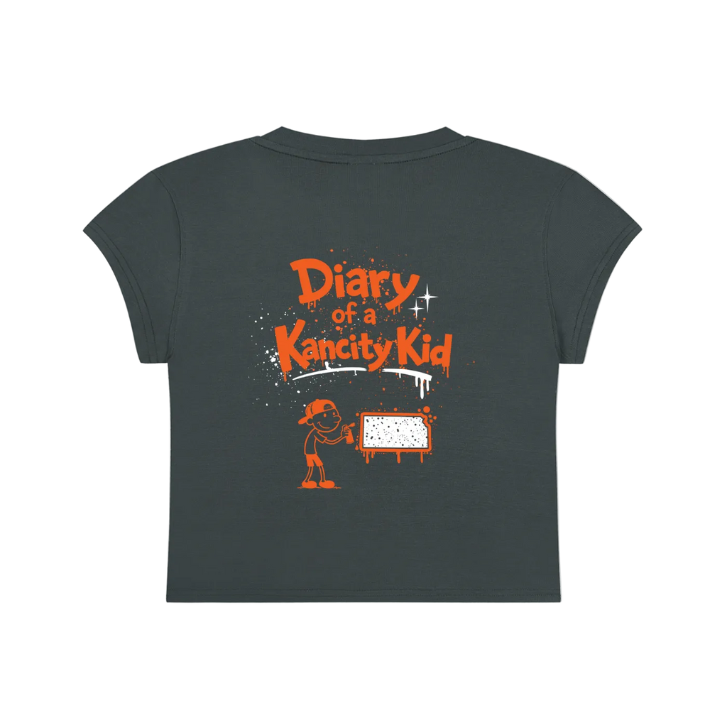 W Kancity Kid KS Slim-Fit Cropped T-Shirt