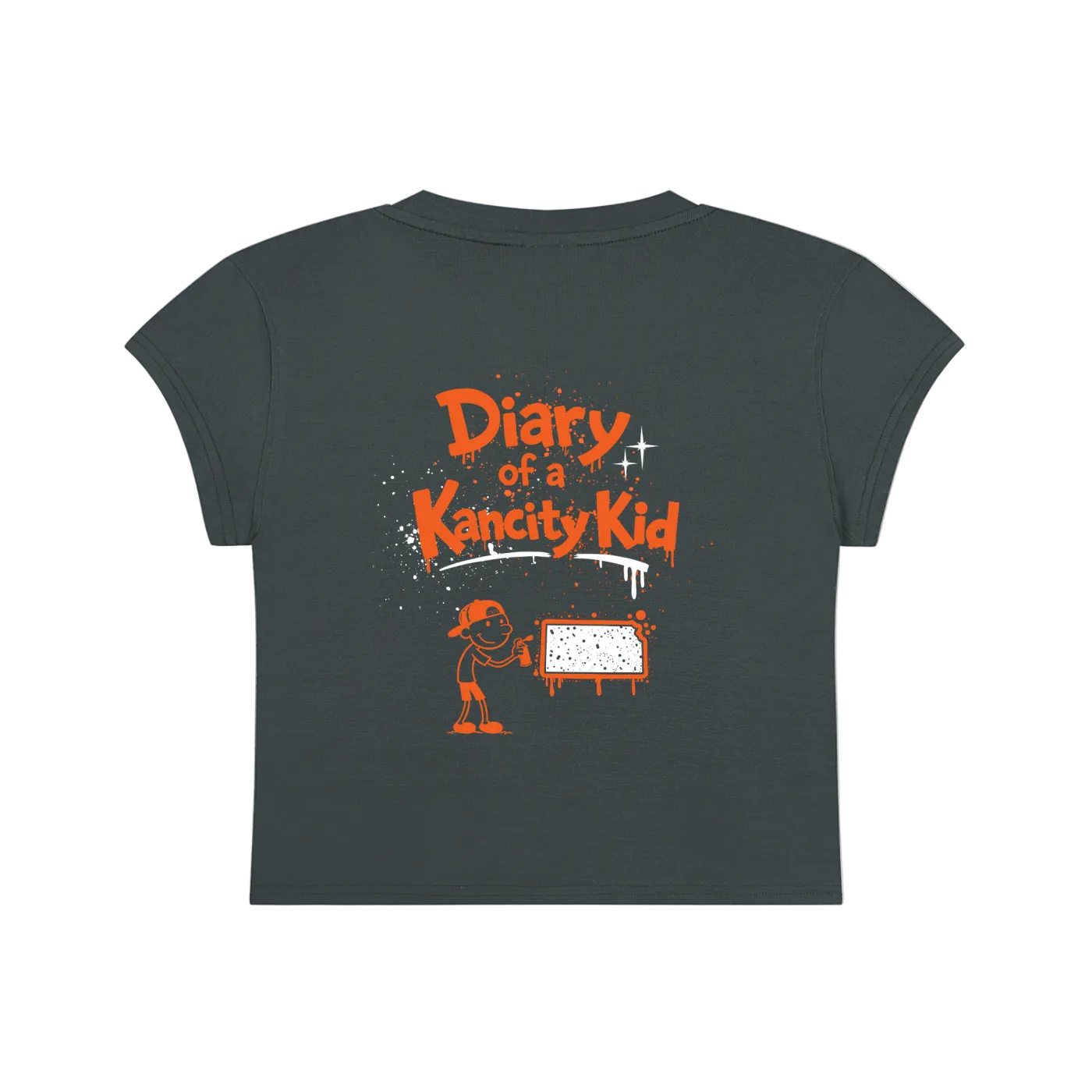 W Kancity Kid KS Slim-Fit Cropped T-Shirt