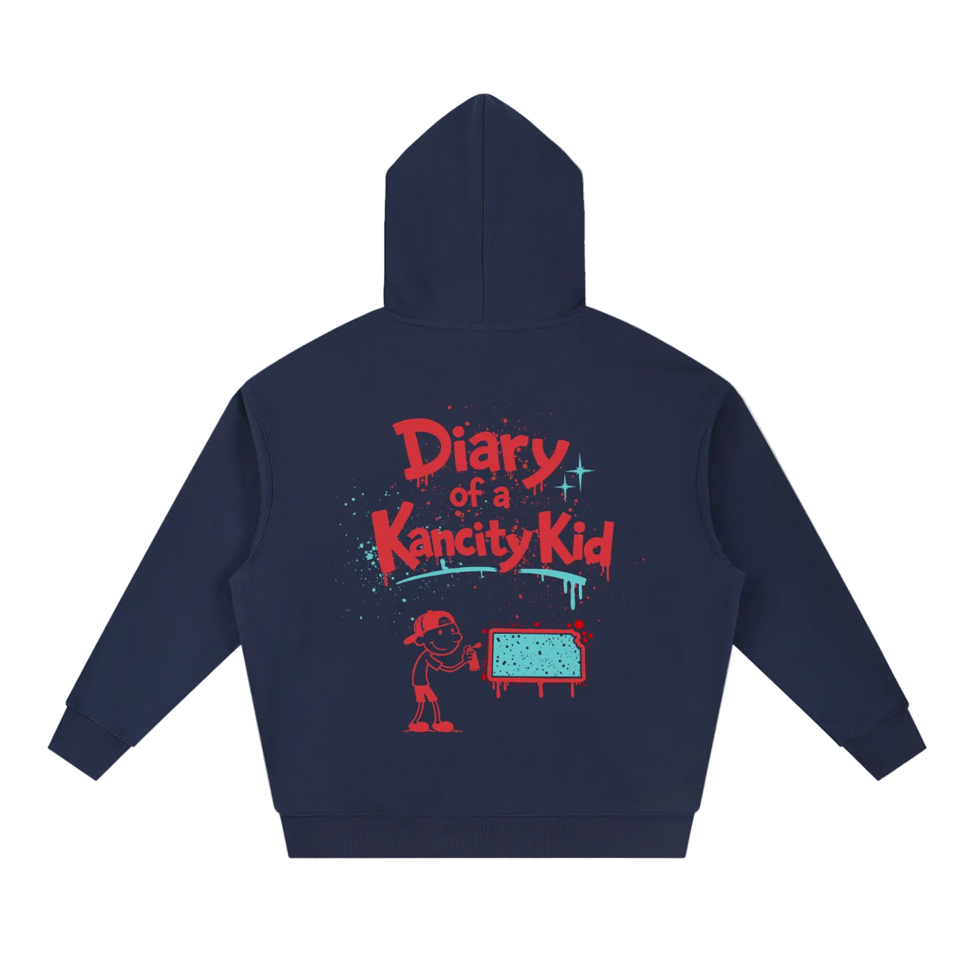 W Kanicty Kid KS Drop-Shoulder Hoodie