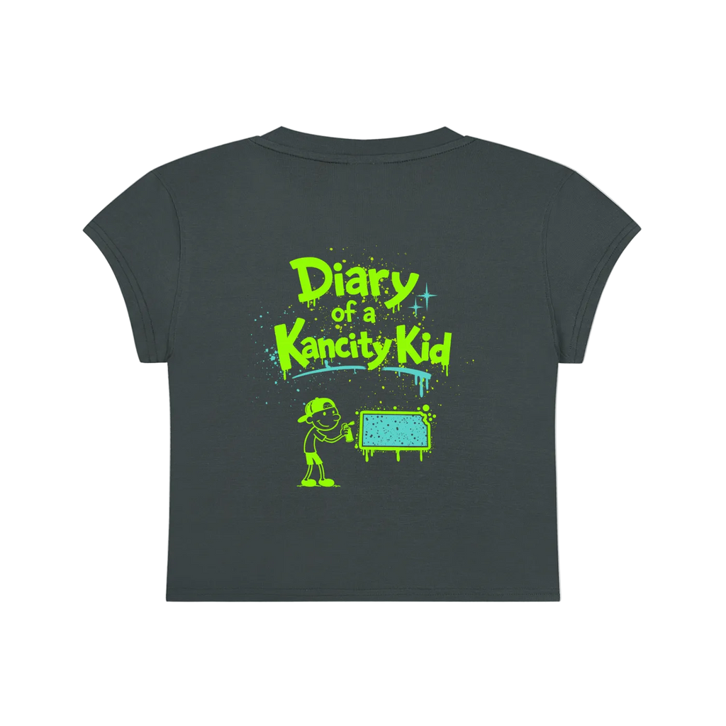 W Kancity Kid KS Slim-Fit Cropped T-Shirt