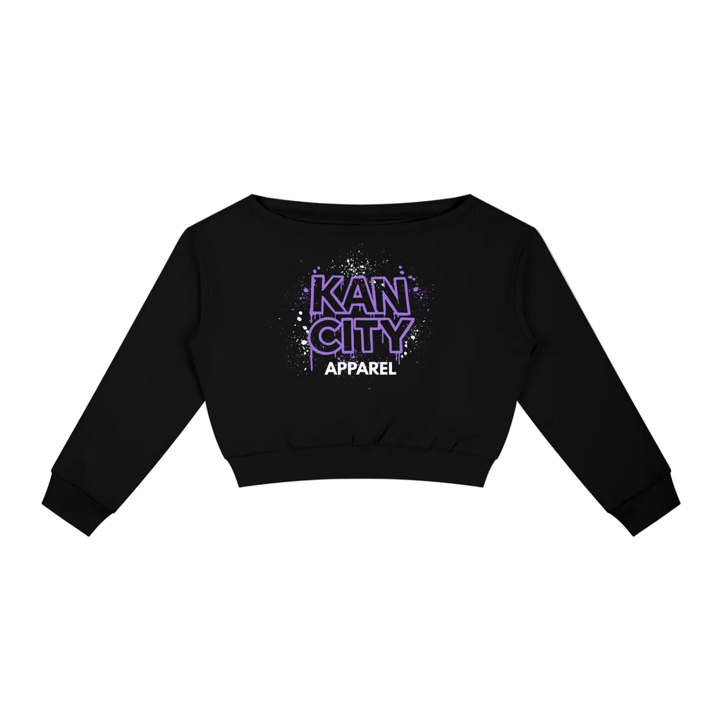 W Kancity Kid KS Off-Shoulder Sweatshirt