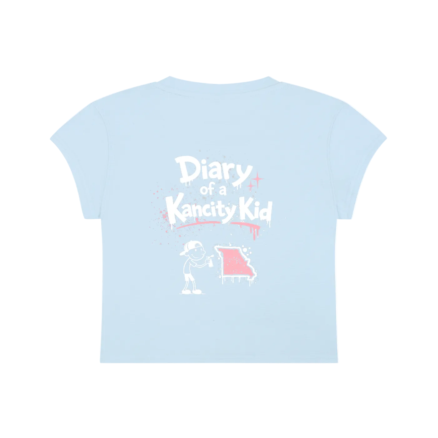 W Kancity Kid MO Slim-Fit Cropped T-Shirt