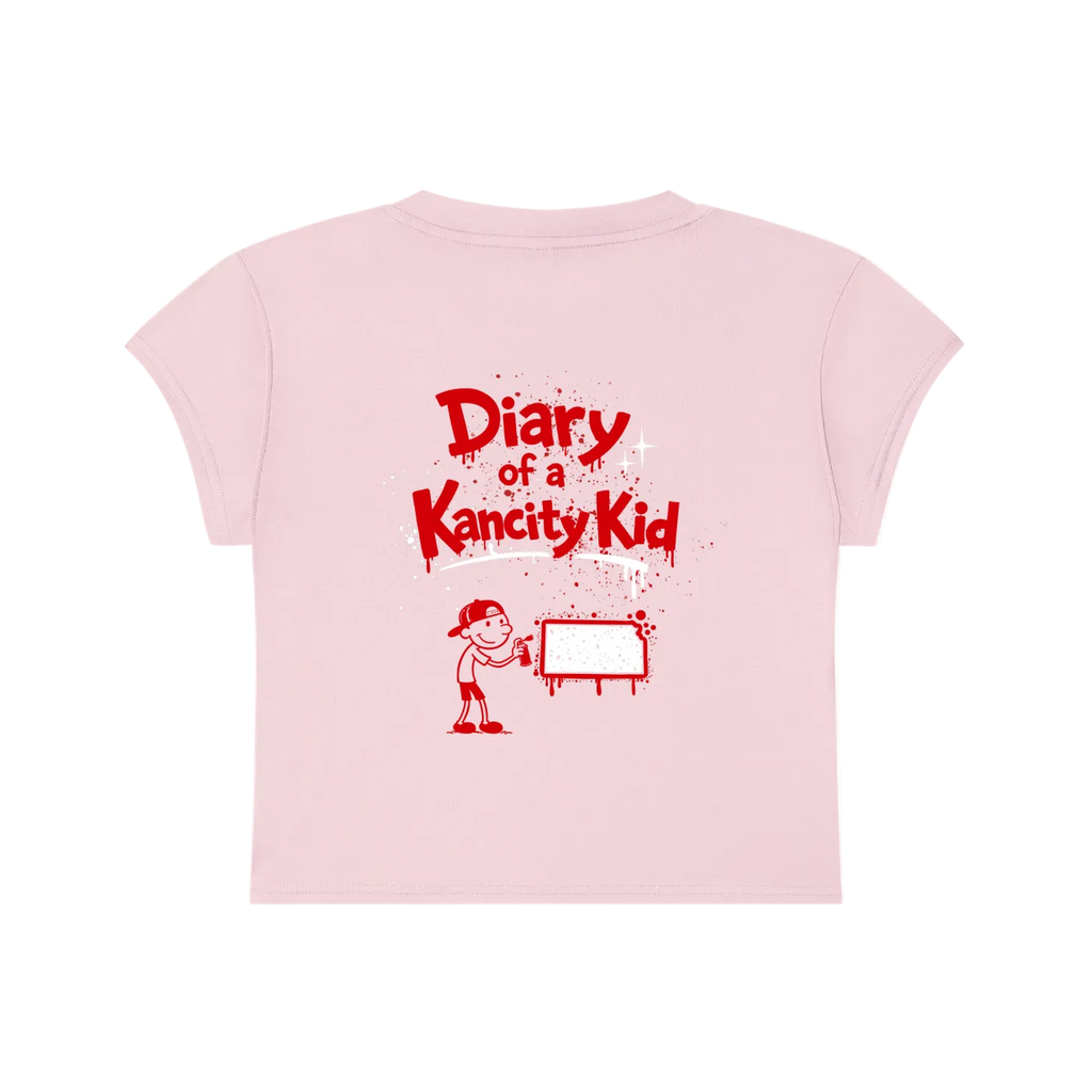 W Kancity Kid KS Slim-Fit Cropped T-Shirt