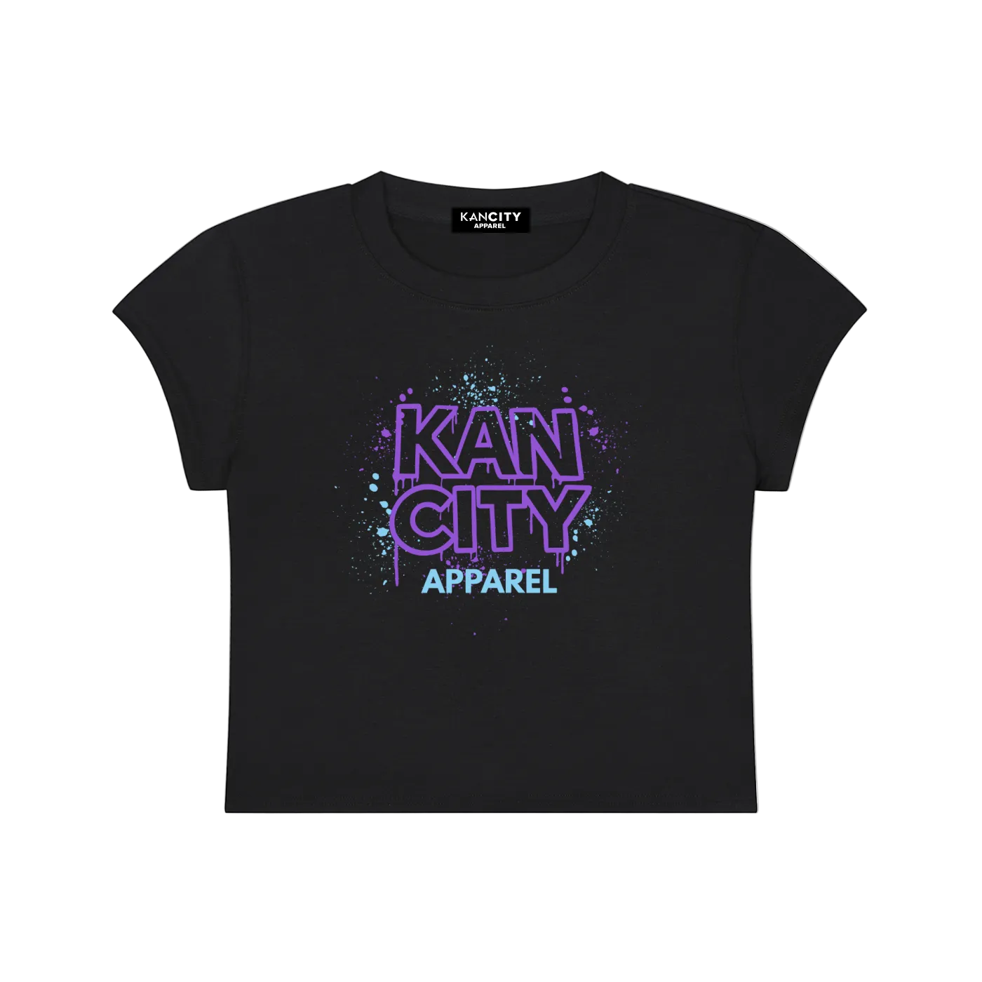 W Kancity Kid KS Slim-Fit Cropped T-Shirt