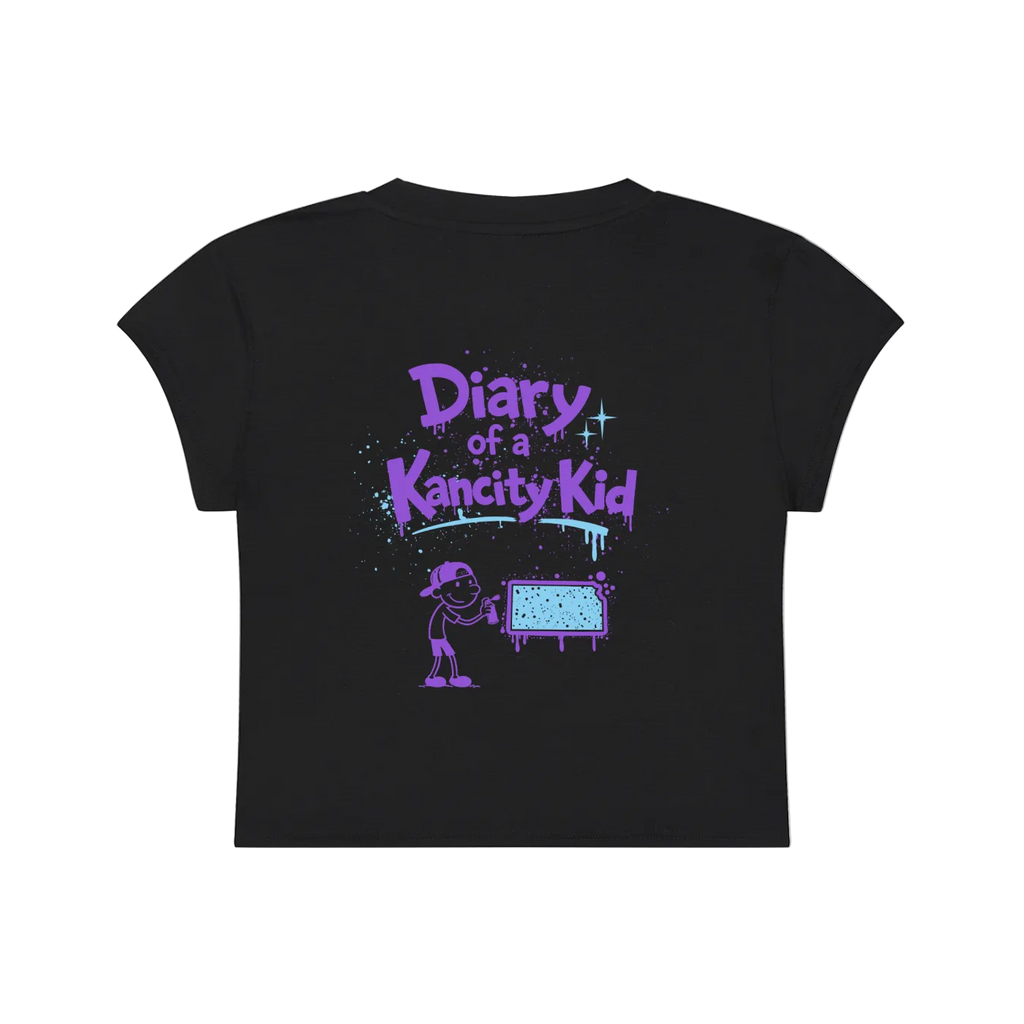 W Kancity Kid KS Slim-Fit Cropped T-Shirt