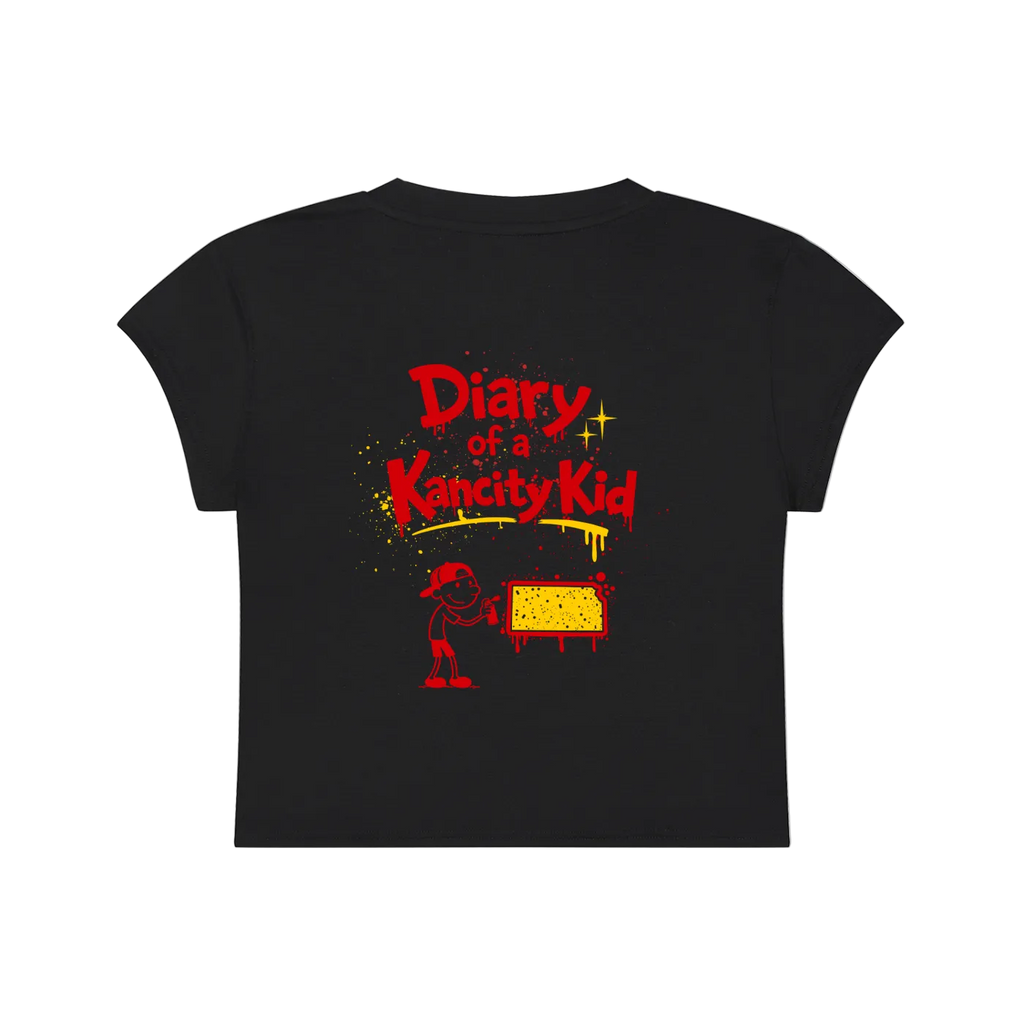 W Kancity Kid KS Slim-Fit Cropped T-Shirt