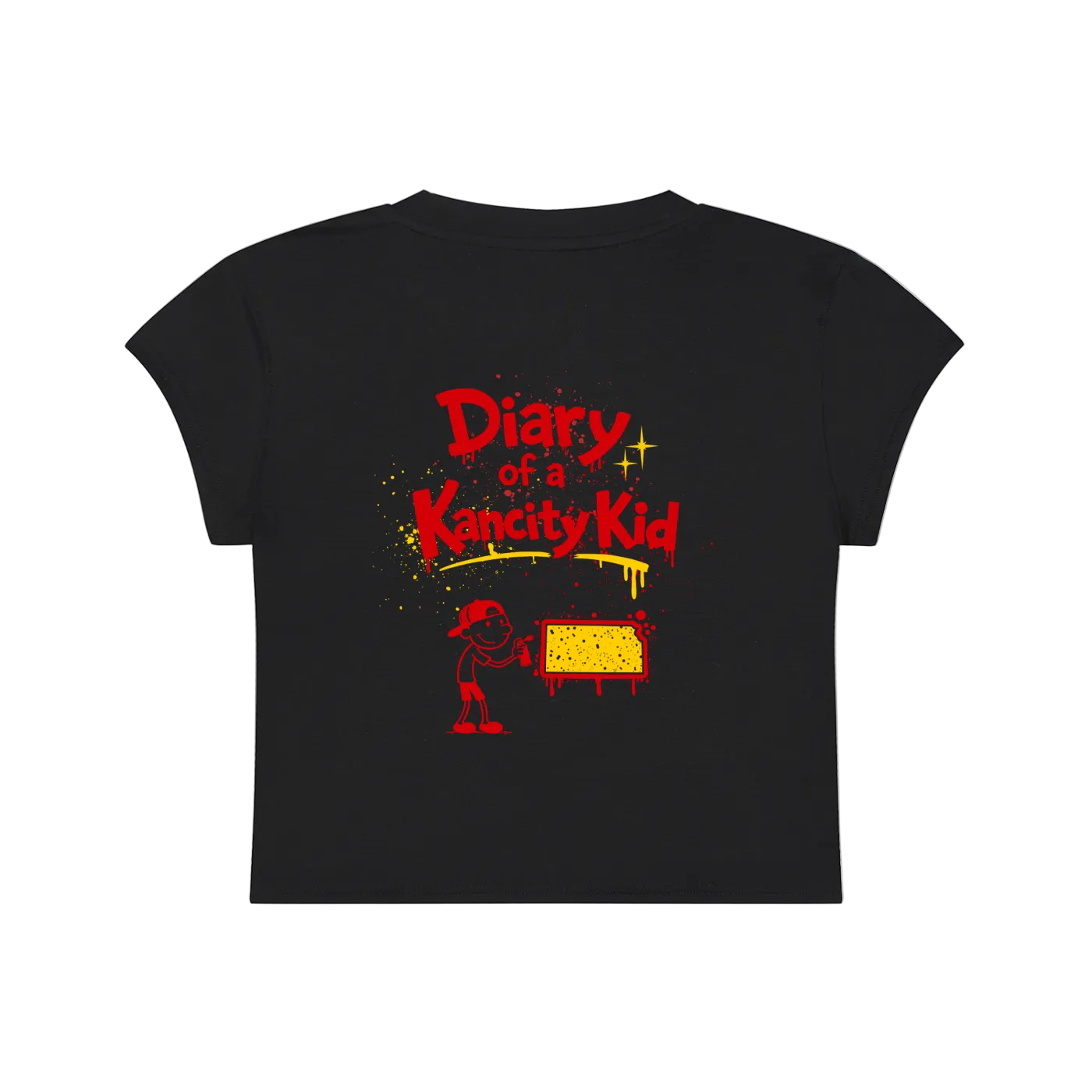 W Kancity Kid KS Slim-Fit Cropped T-Shirt