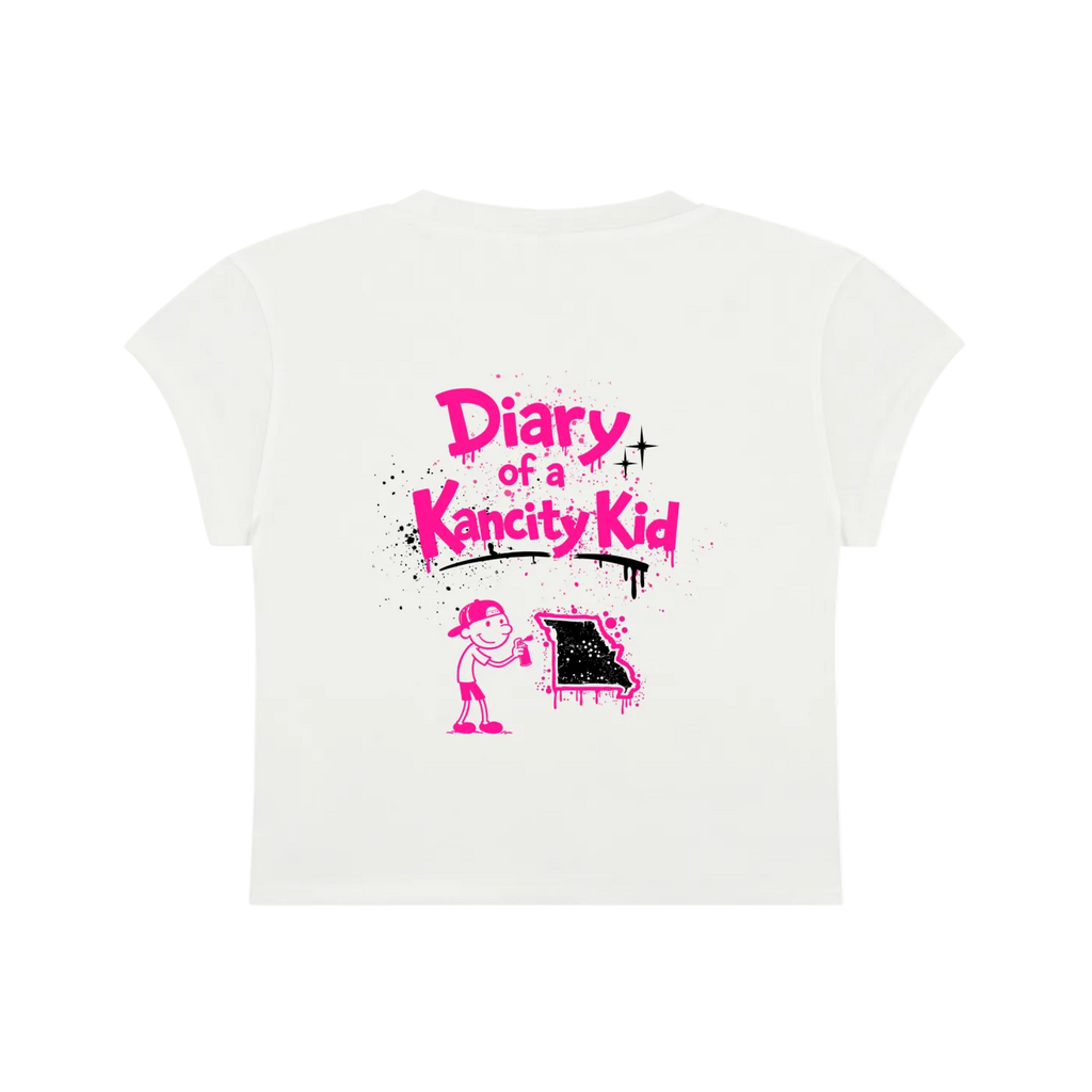 W Kancity Kid MO Slim-Fit Cropped T-Shirt