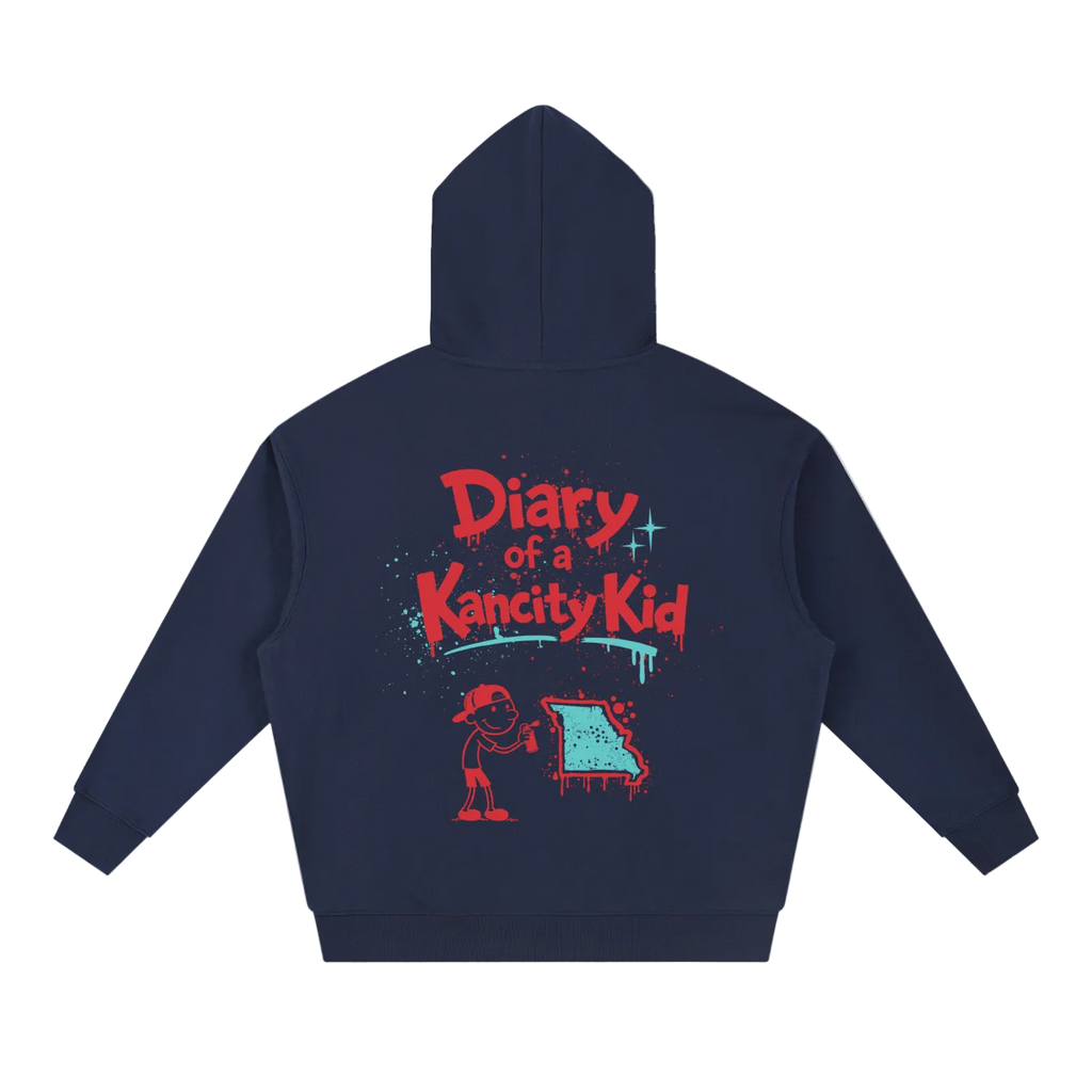 W Kanicty Kid MO Drop-Shoulder Hoodie