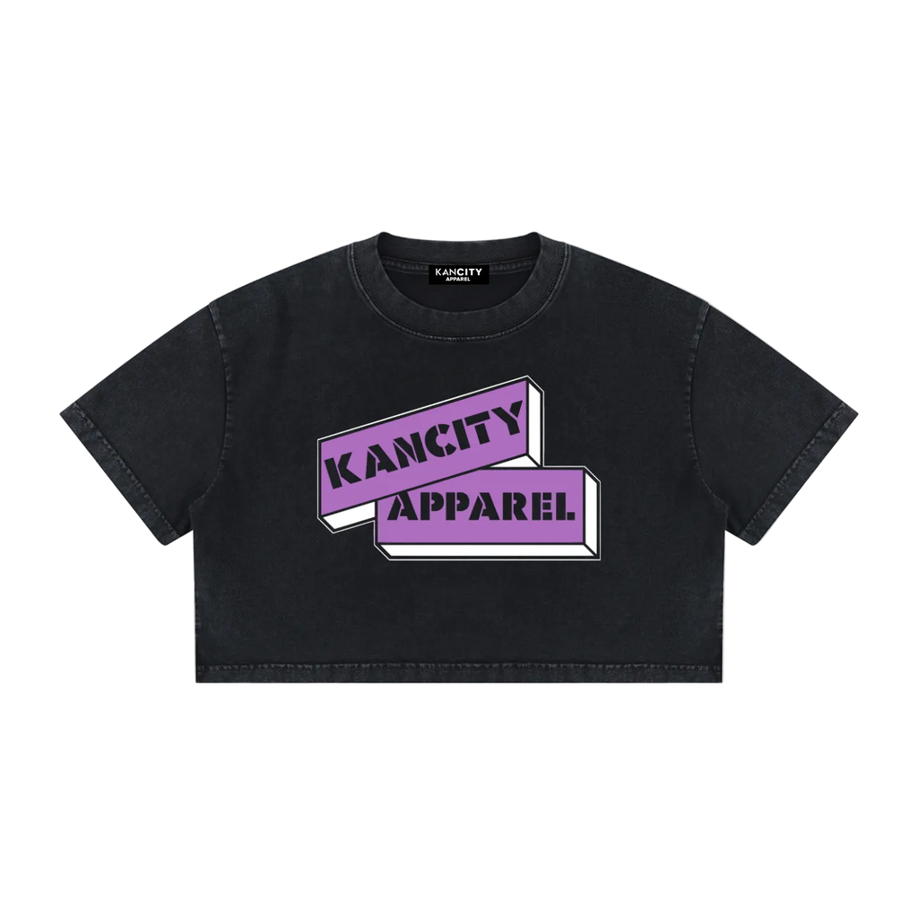 W City Block Crop T-Shirt