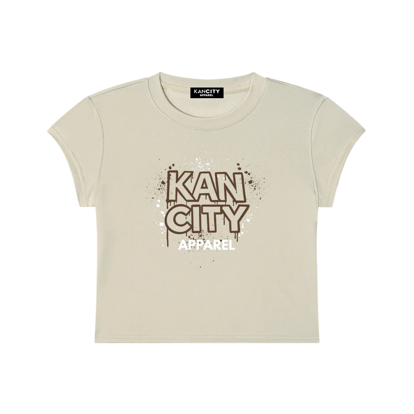 W Kancity Kid KS Slim-Fit Cropped T-Shirt