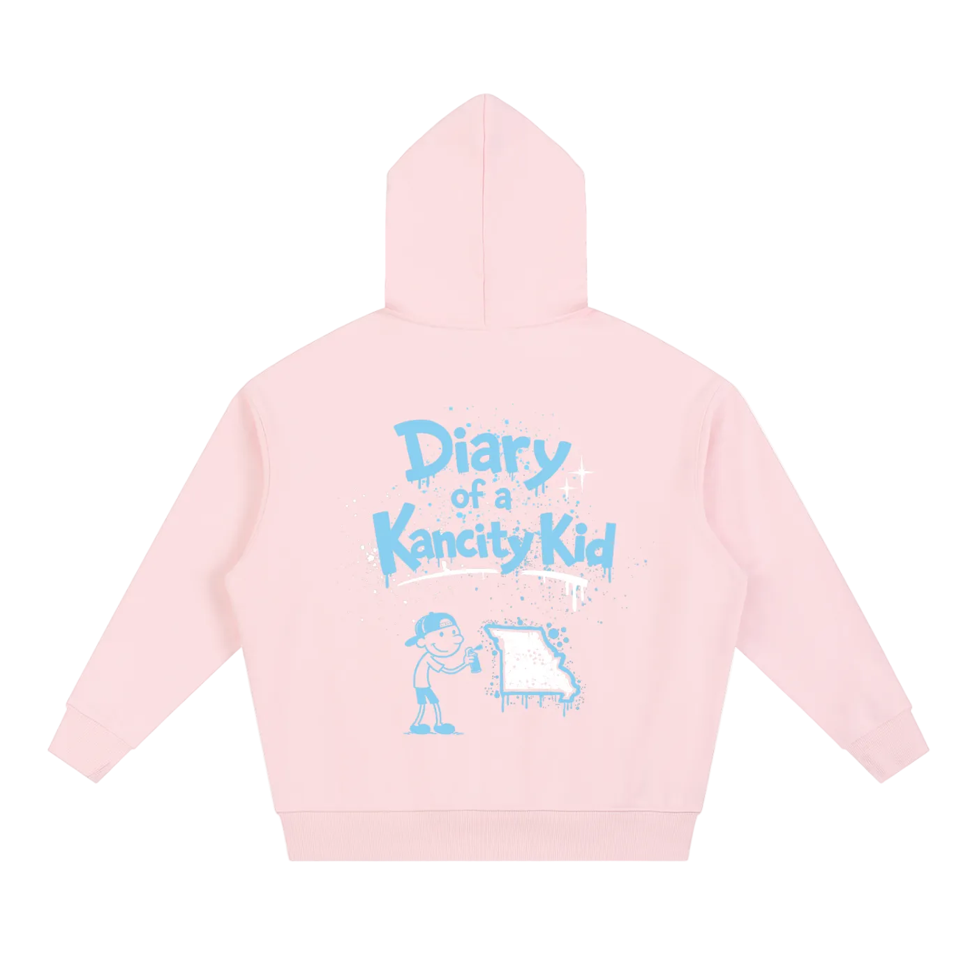 W Kanicty Kid MO Drop-Shoulder Hoodie