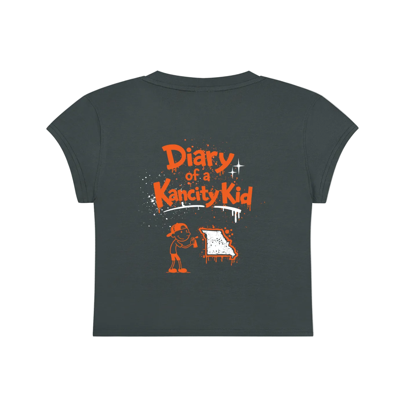 W Kancity Kid MO Slim-Fit Cropped T-Shirt