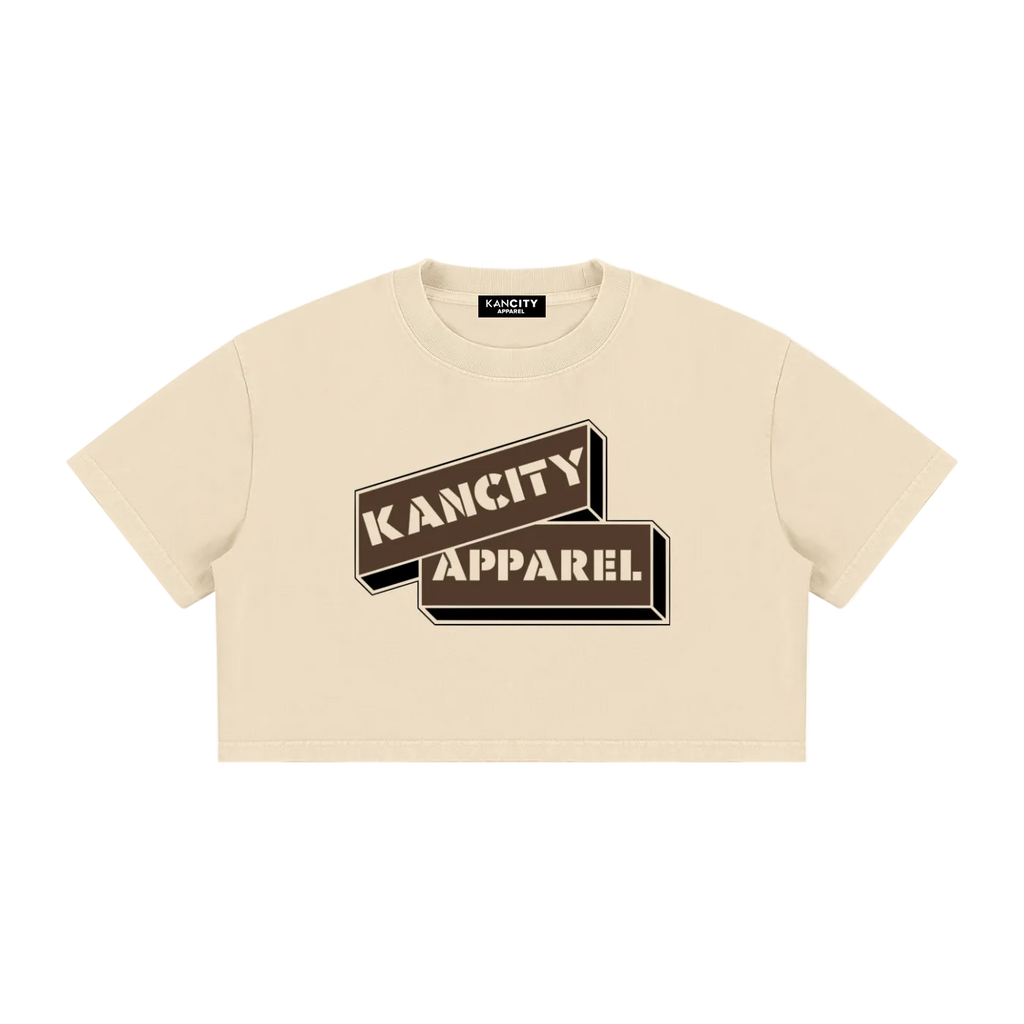 W City Block Crop T-Shirt