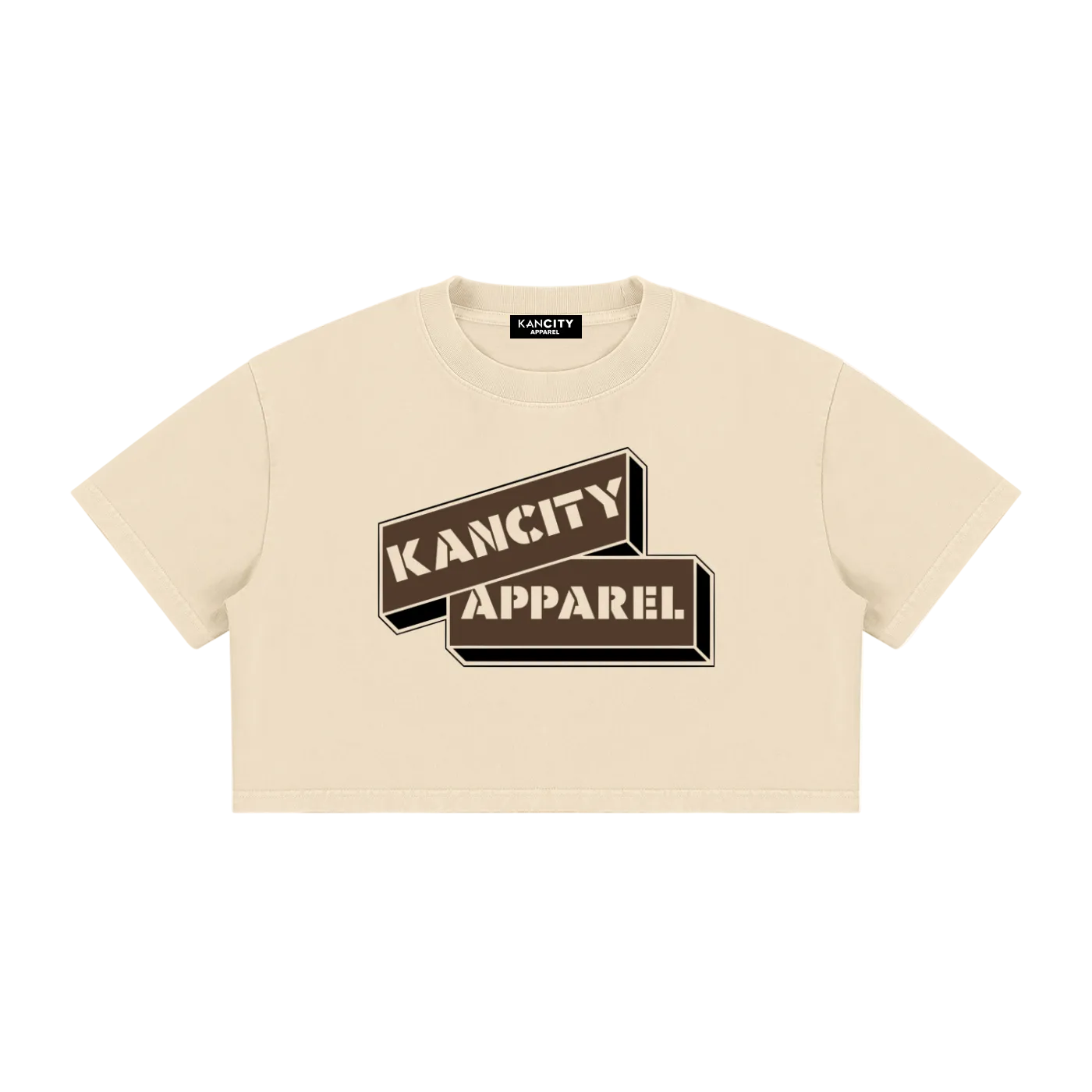 W City Block Crop T-Shirt
