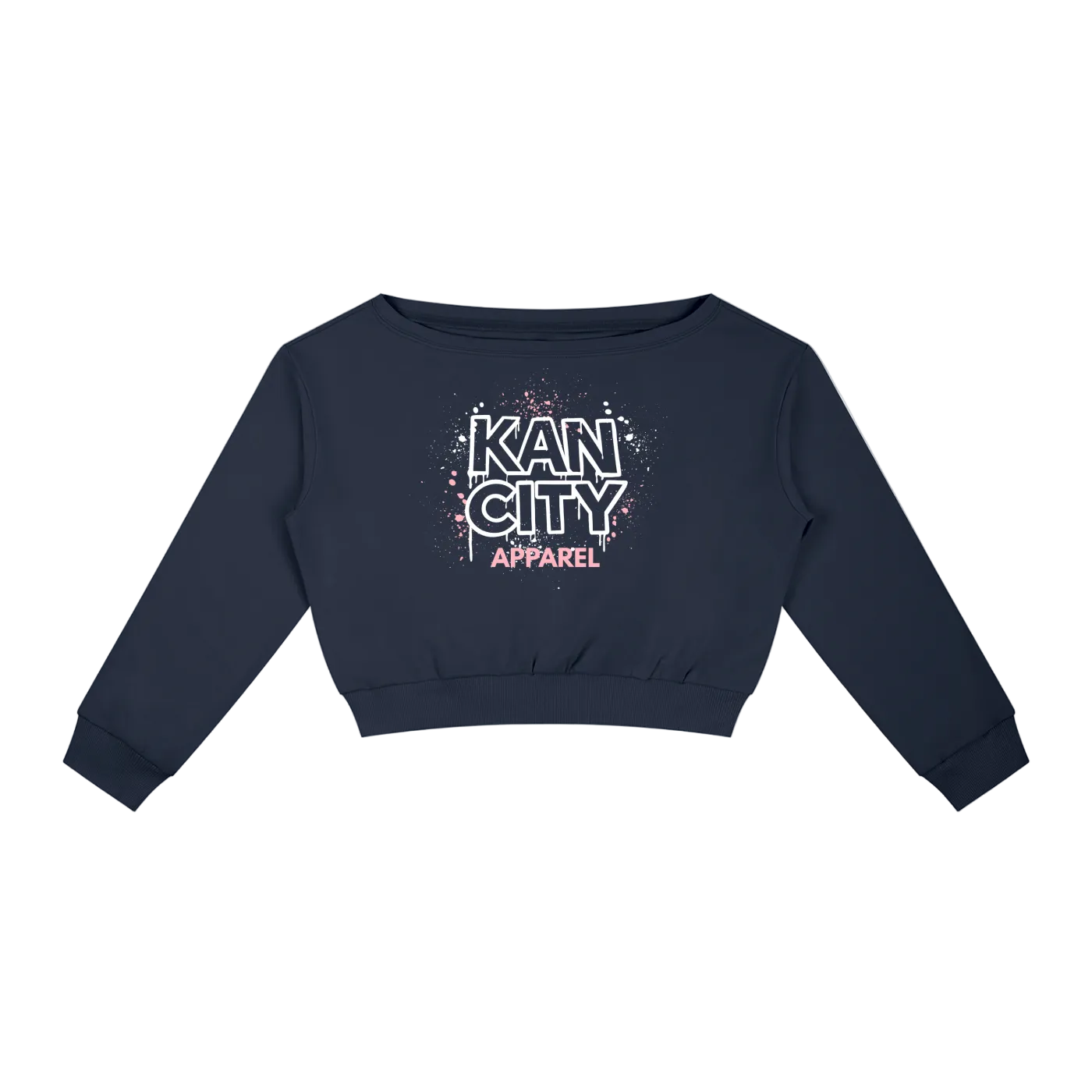 W Kancity Kid KS Off-Shoulder Sweatshirt