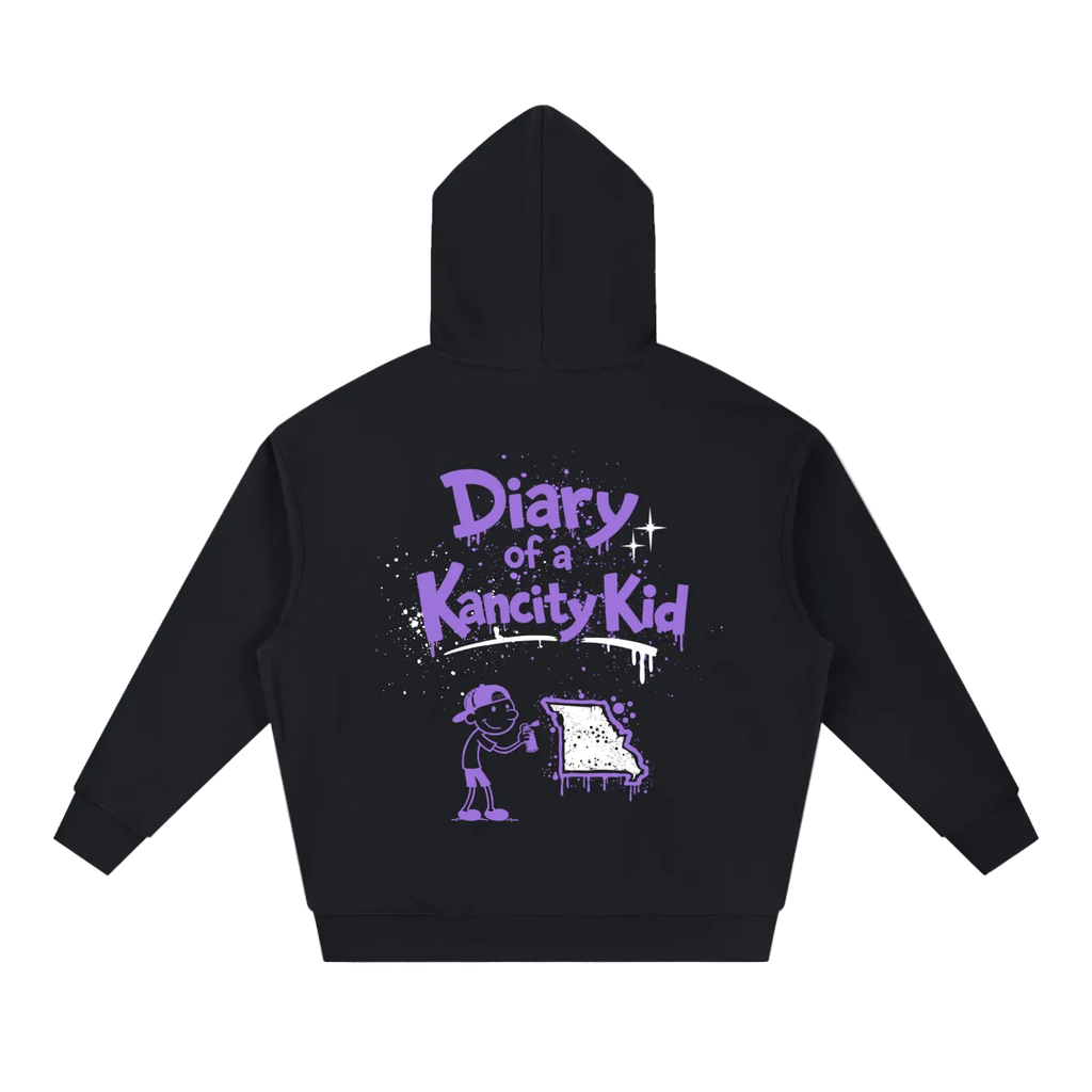 W Kanicty Kid MO Drop-Shoulder Hoodie