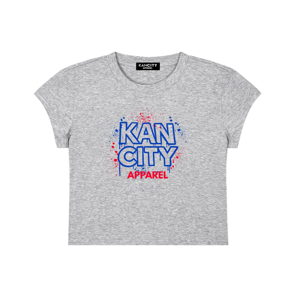 W Kancity Kid KS Slim-Fit Cropped T-Shirt