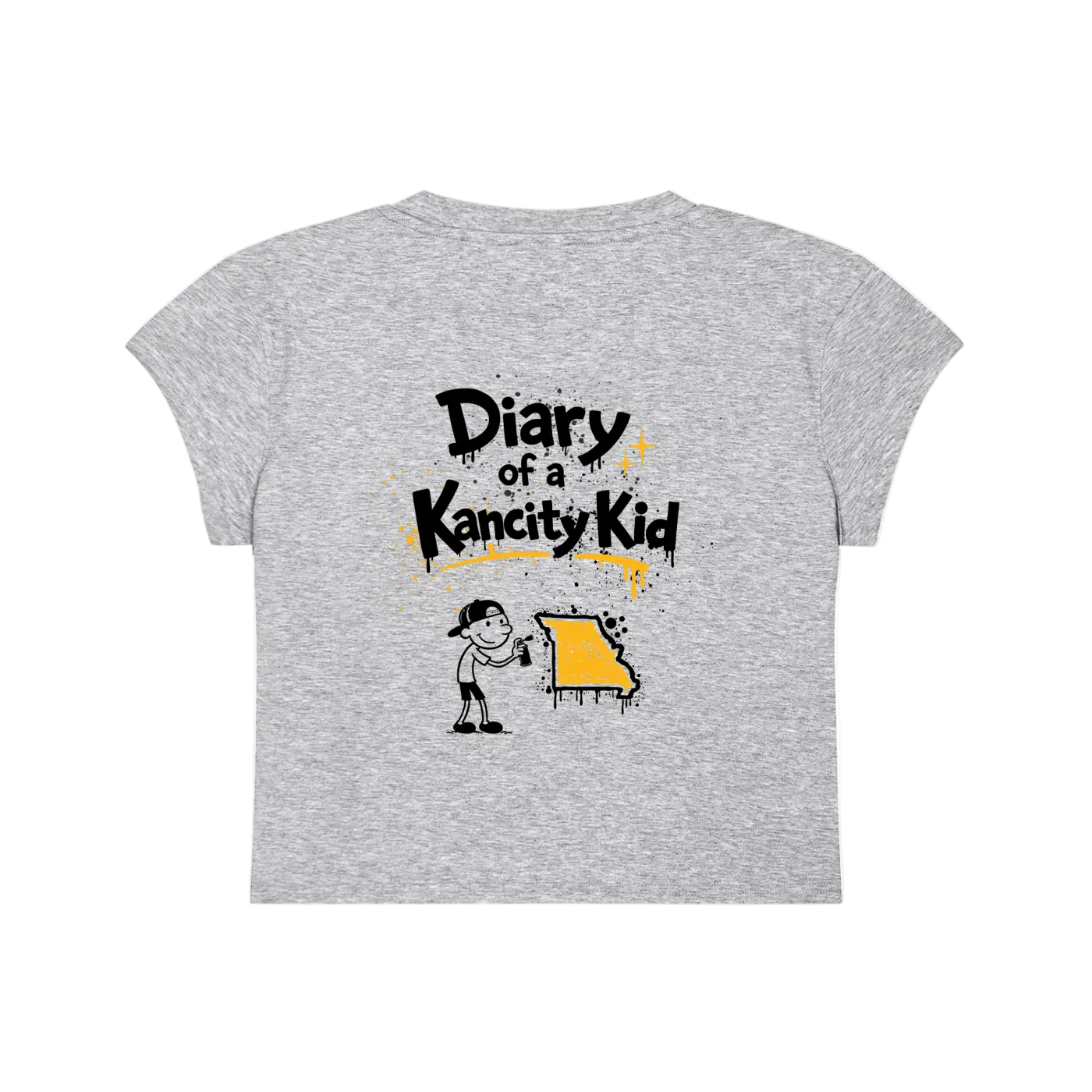 W Kancity Kid MO Slim-Fit Cropped T-Shirt