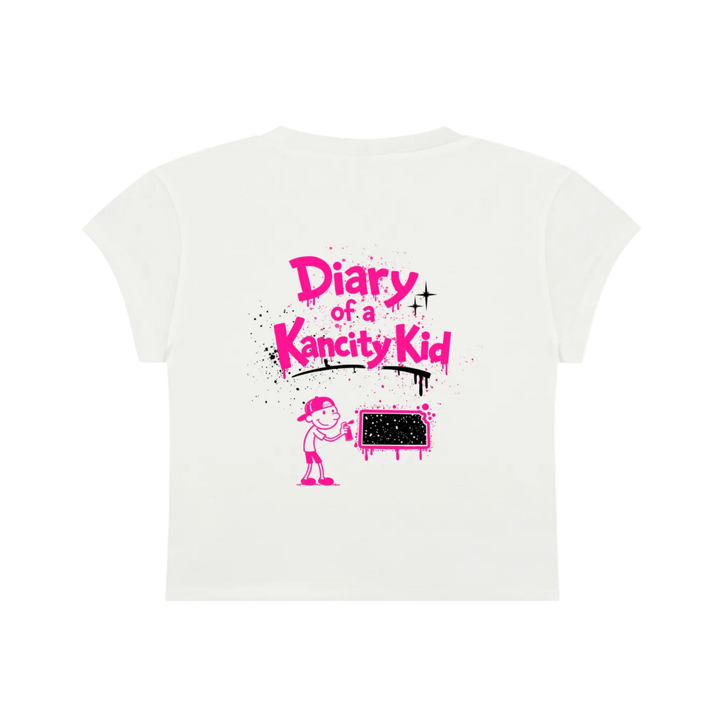 W Kancity Kid KS Slim-Fit Cropped T-Shirt