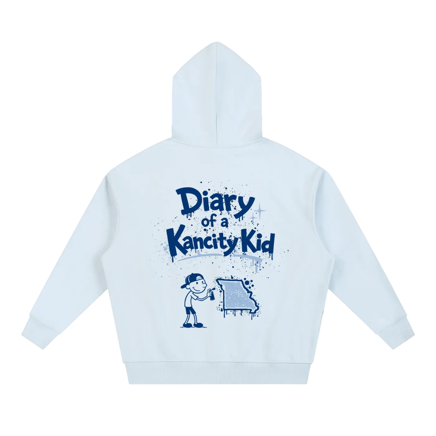 W Kanicty Kid MO Drop-Shoulder Hoodie