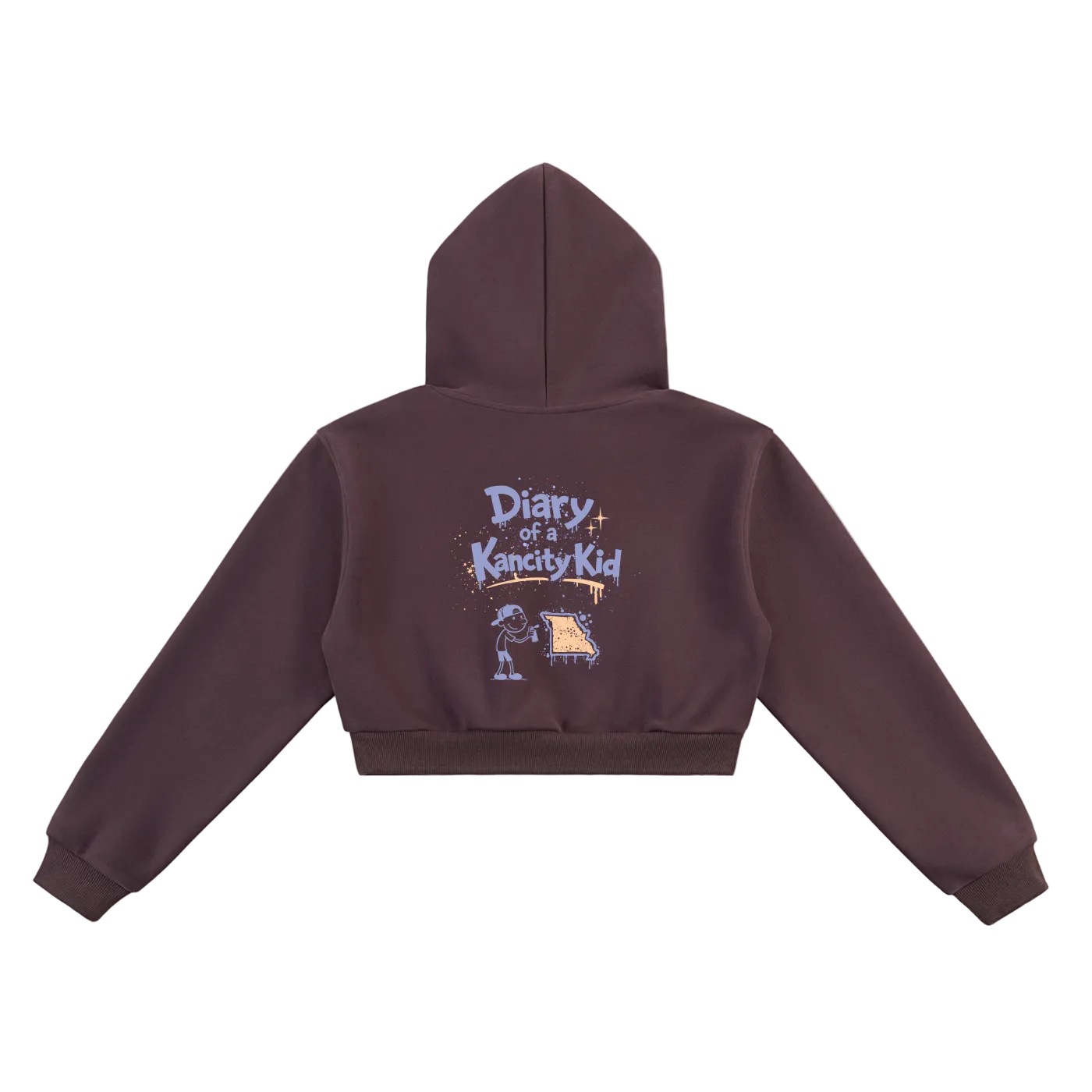 W Kancity Kid MO Cropped Hoodie