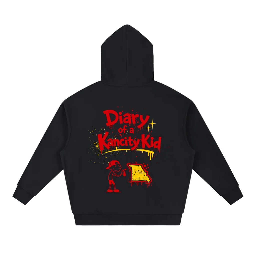 W Kanicty Kid MO Drop-Shoulder Hoodie