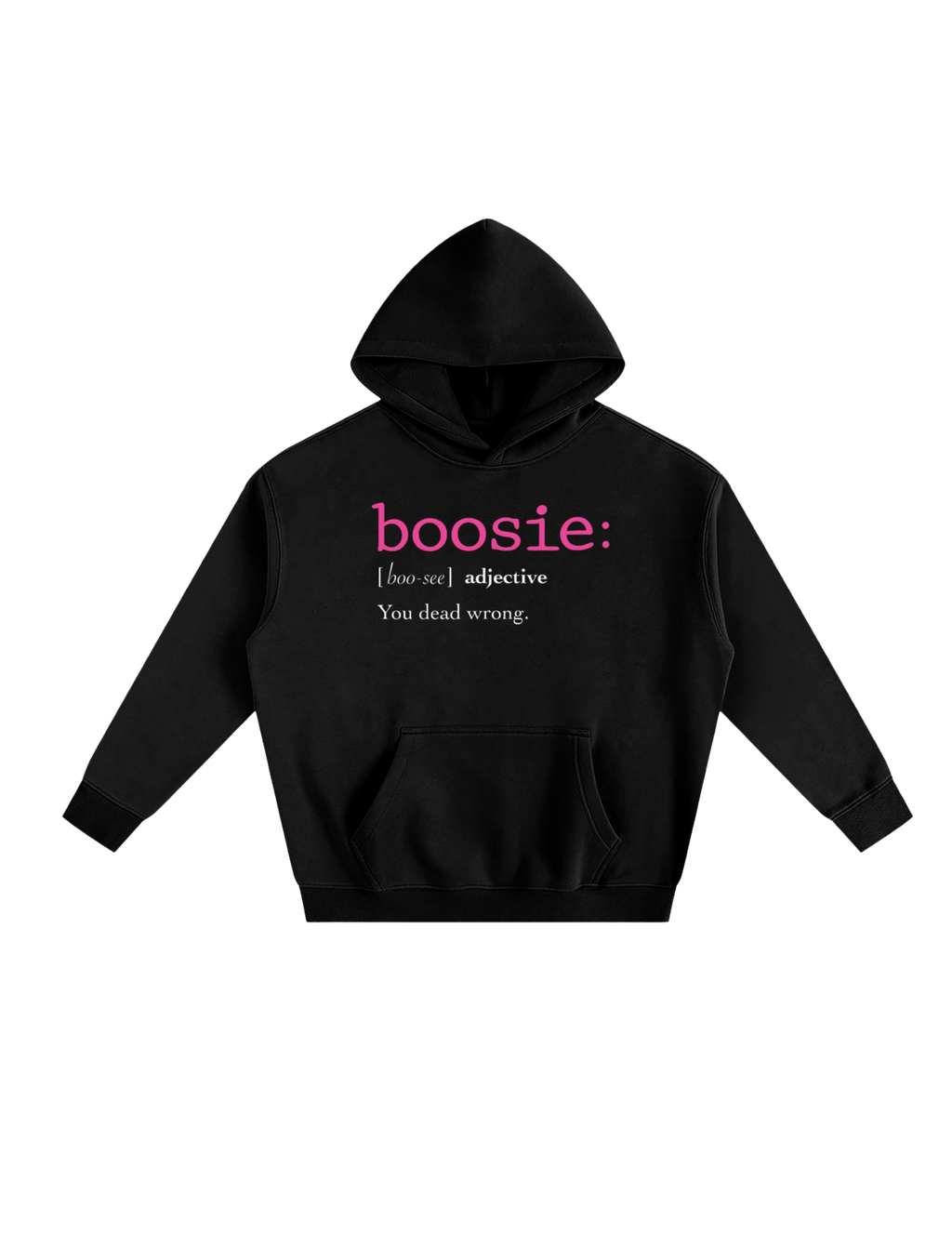 W Boosie Oversized Hoodie