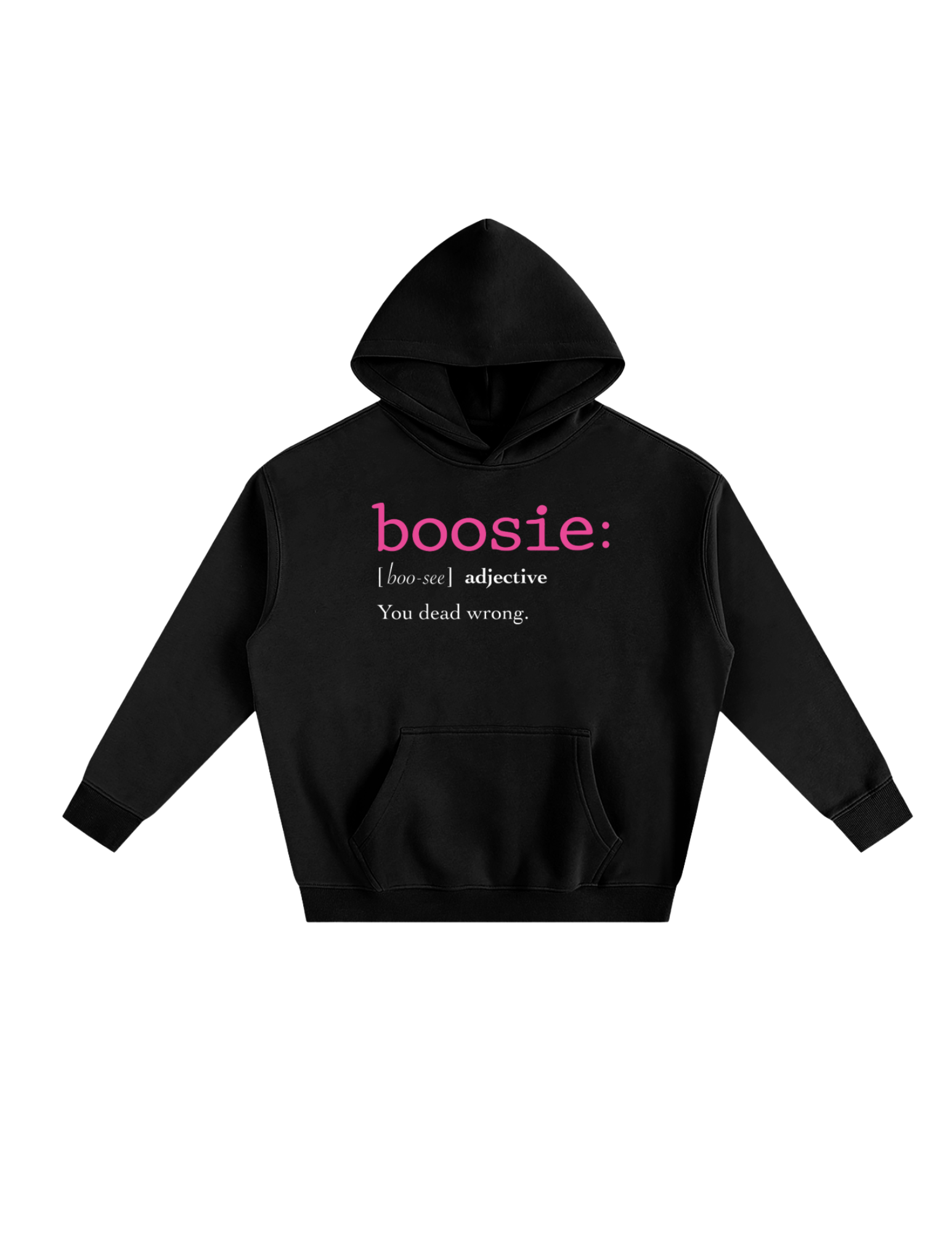 W Boosie Oversized Hoodie