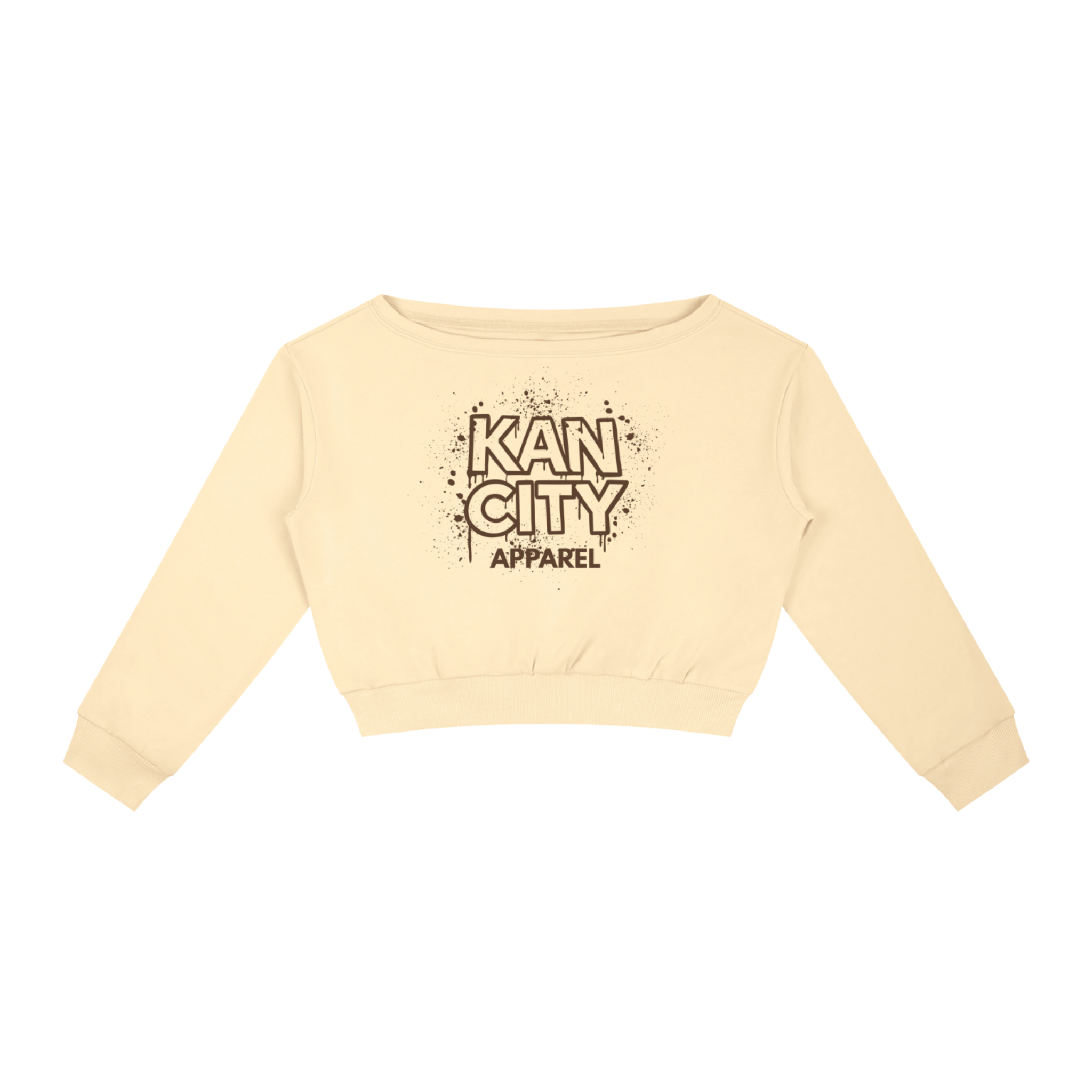 W Kancity Kid MO Off-Shoulder Sweatshirt