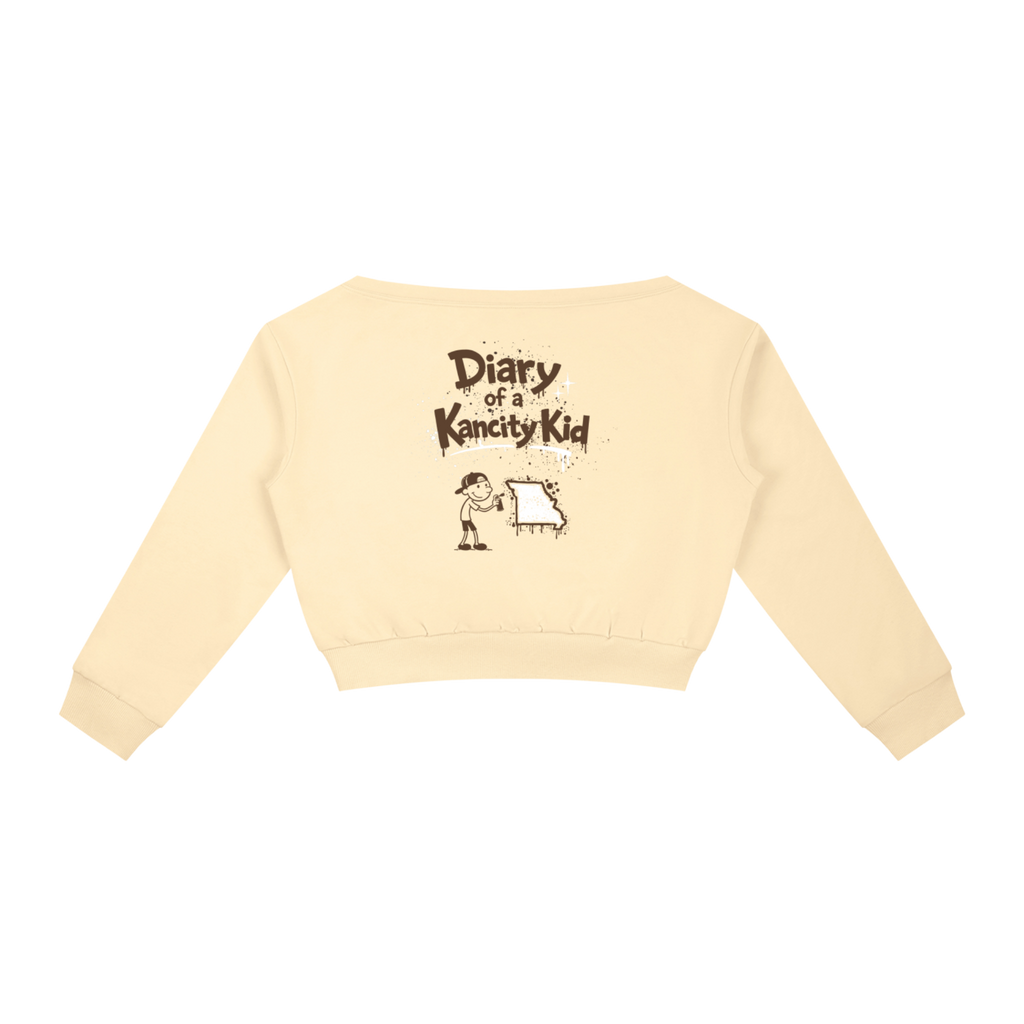 W Kancity Kid MO Off-Shoulder Sweatshirt