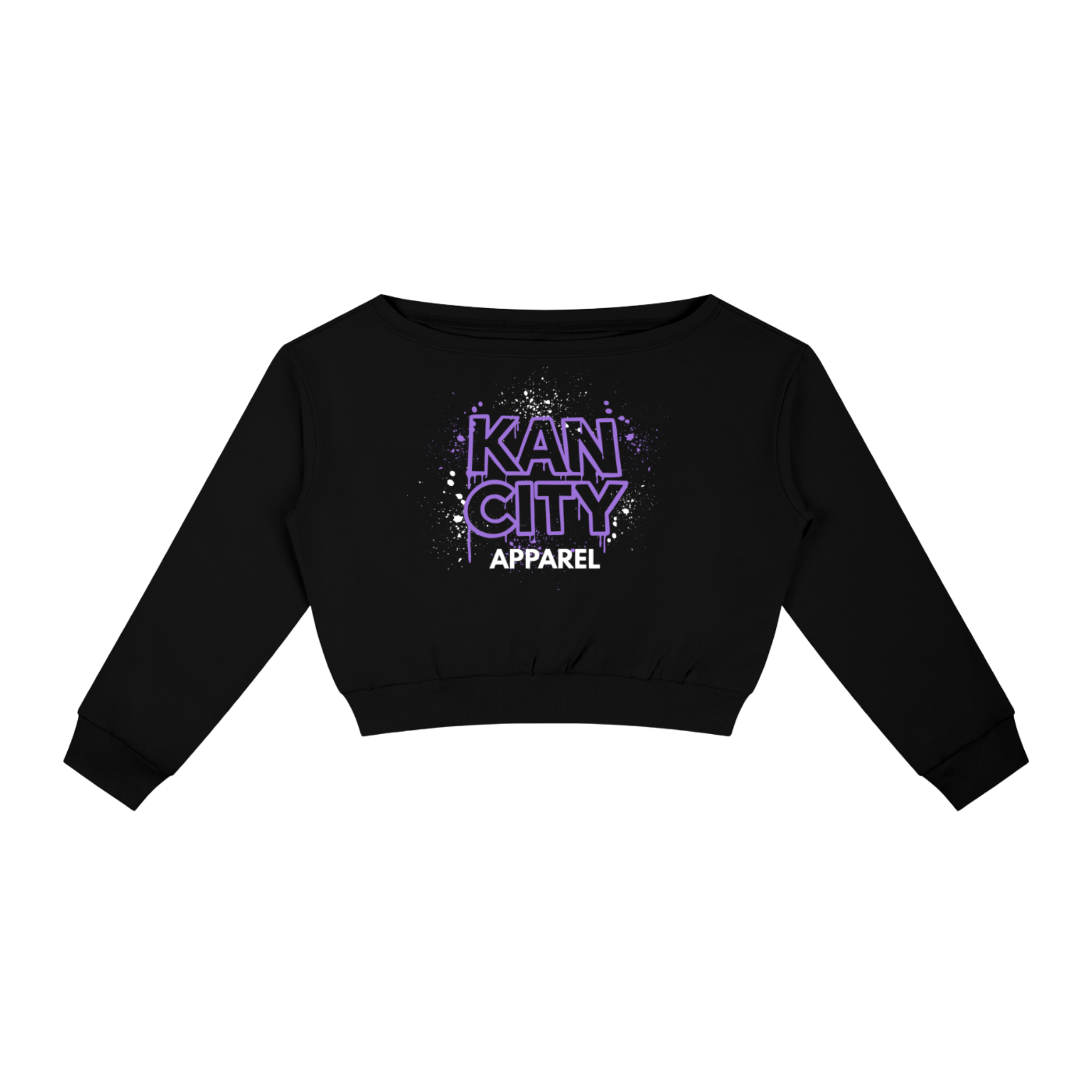 W Kancity Kid MO Off-Shoulder Sweatshirt