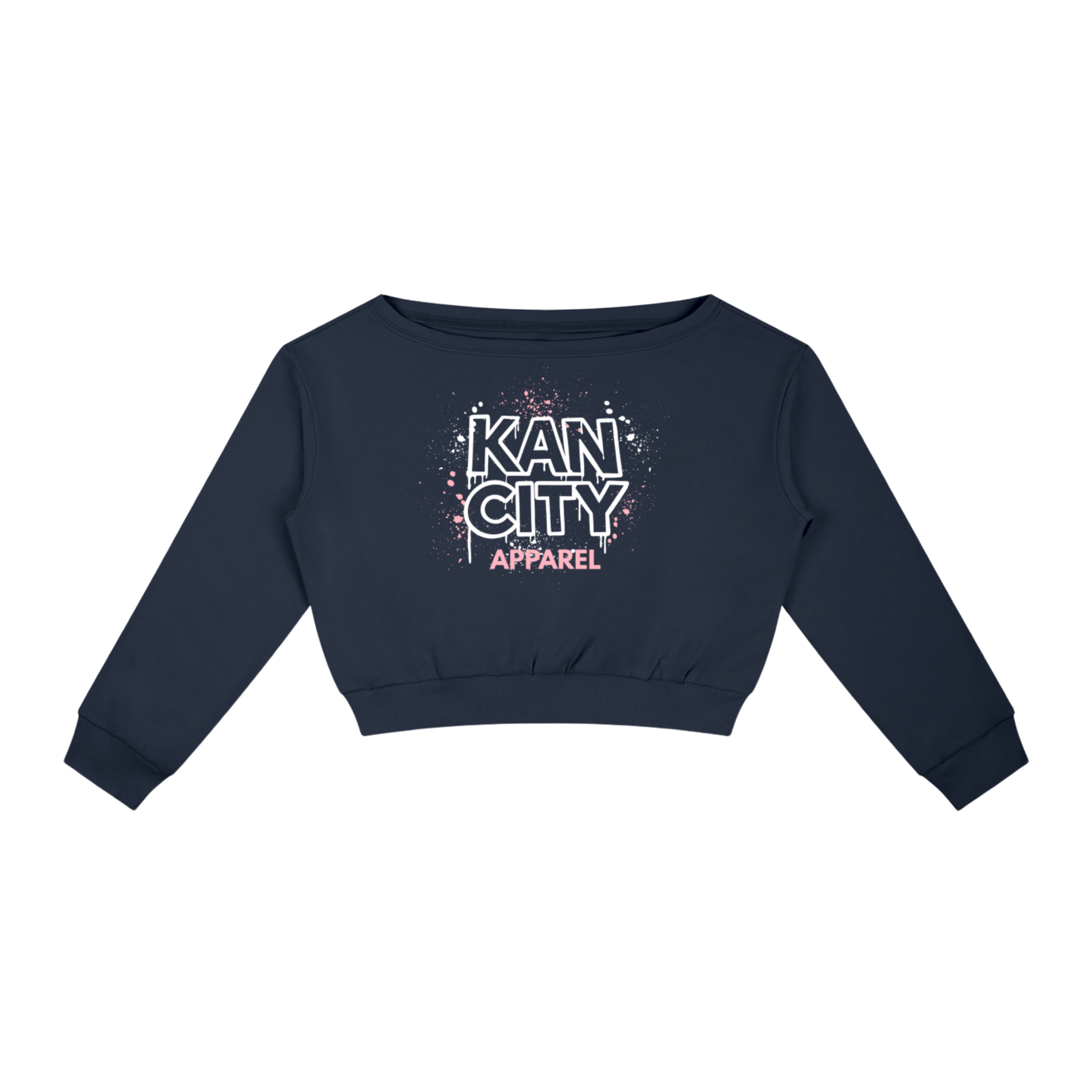 W Kancity Kid MO Off-Shoulder Sweatshirt