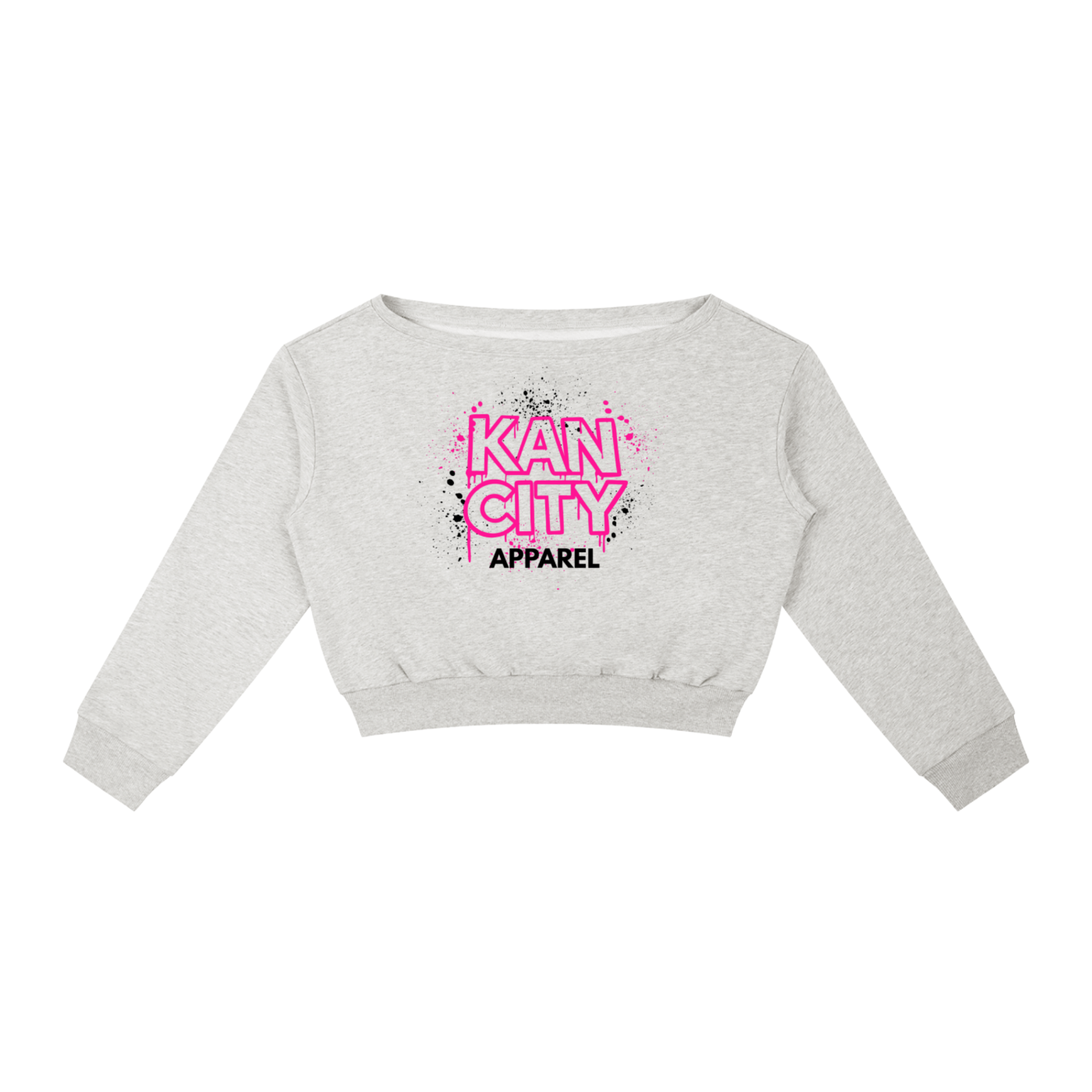 W Kancity Kid MO Off-Shoulder Sweatshirt