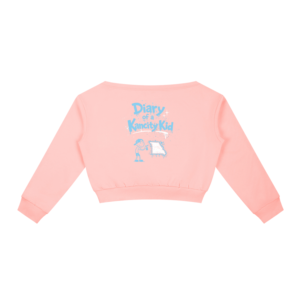W Kancity Kid MO Off-Shoulder Sweatshirt
