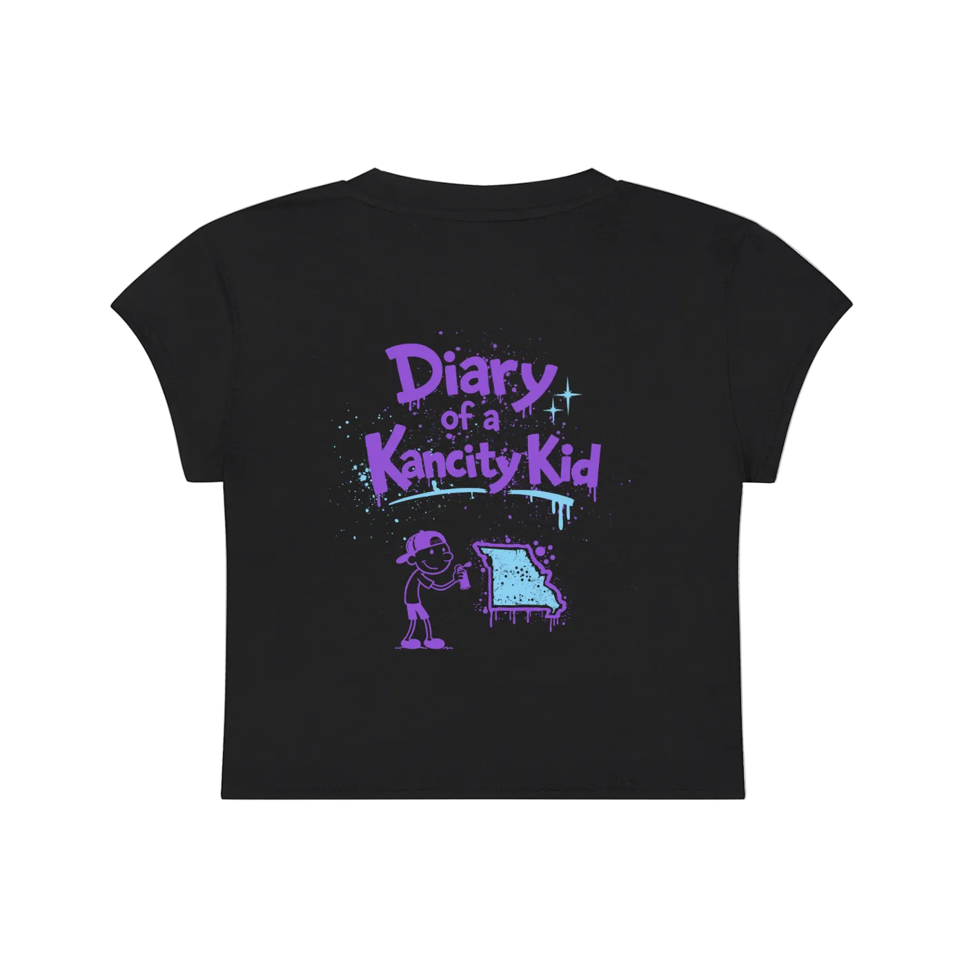 W Kancity Kid MO Slim-Fit Cropped T-Shirt