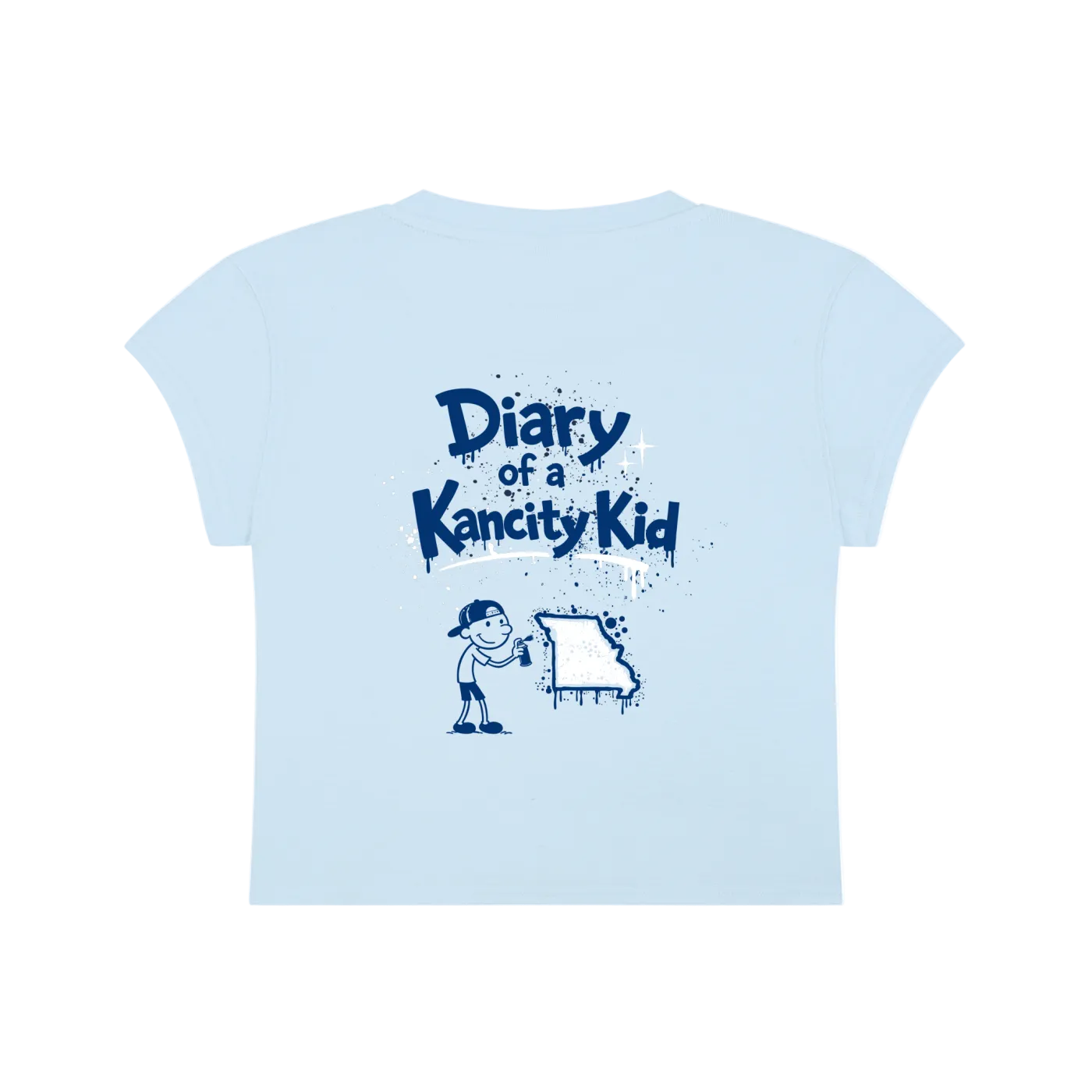 W Kancity Kid MO Slim-Fit Cropped T-Shirt
