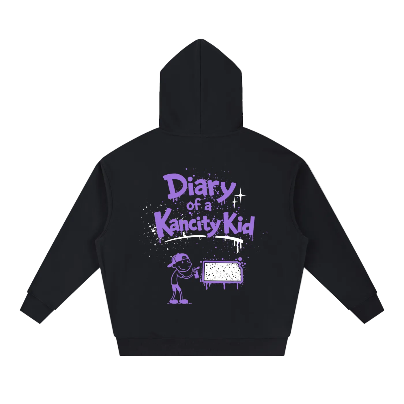 W Kanicty Kid KS Drop-Shoulder Hoodie