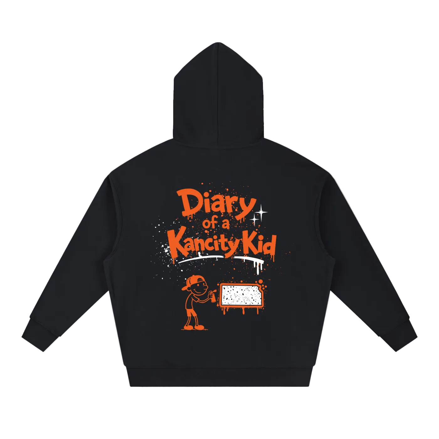 W Kanicty Kid KS Drop-Shoulder Hoodie