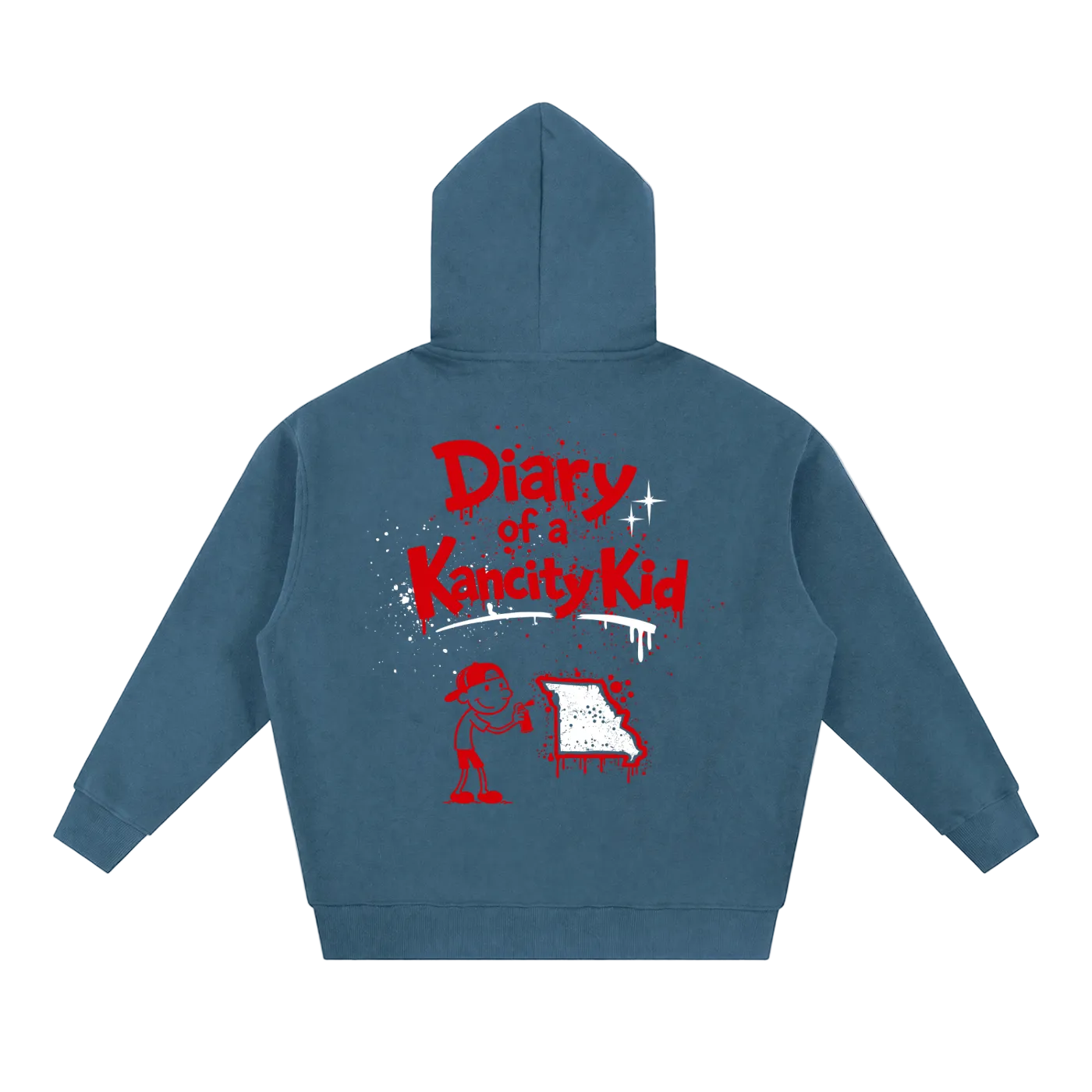 Kancity Kid MO Oversized Zip Hoodie